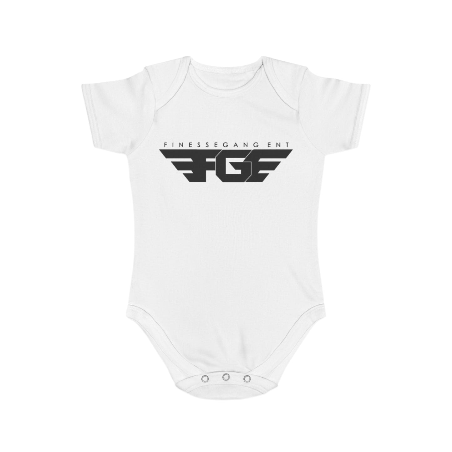 Finesse Agent Short Sleeve Baby Bodysuit - Trendy Infant Apparel