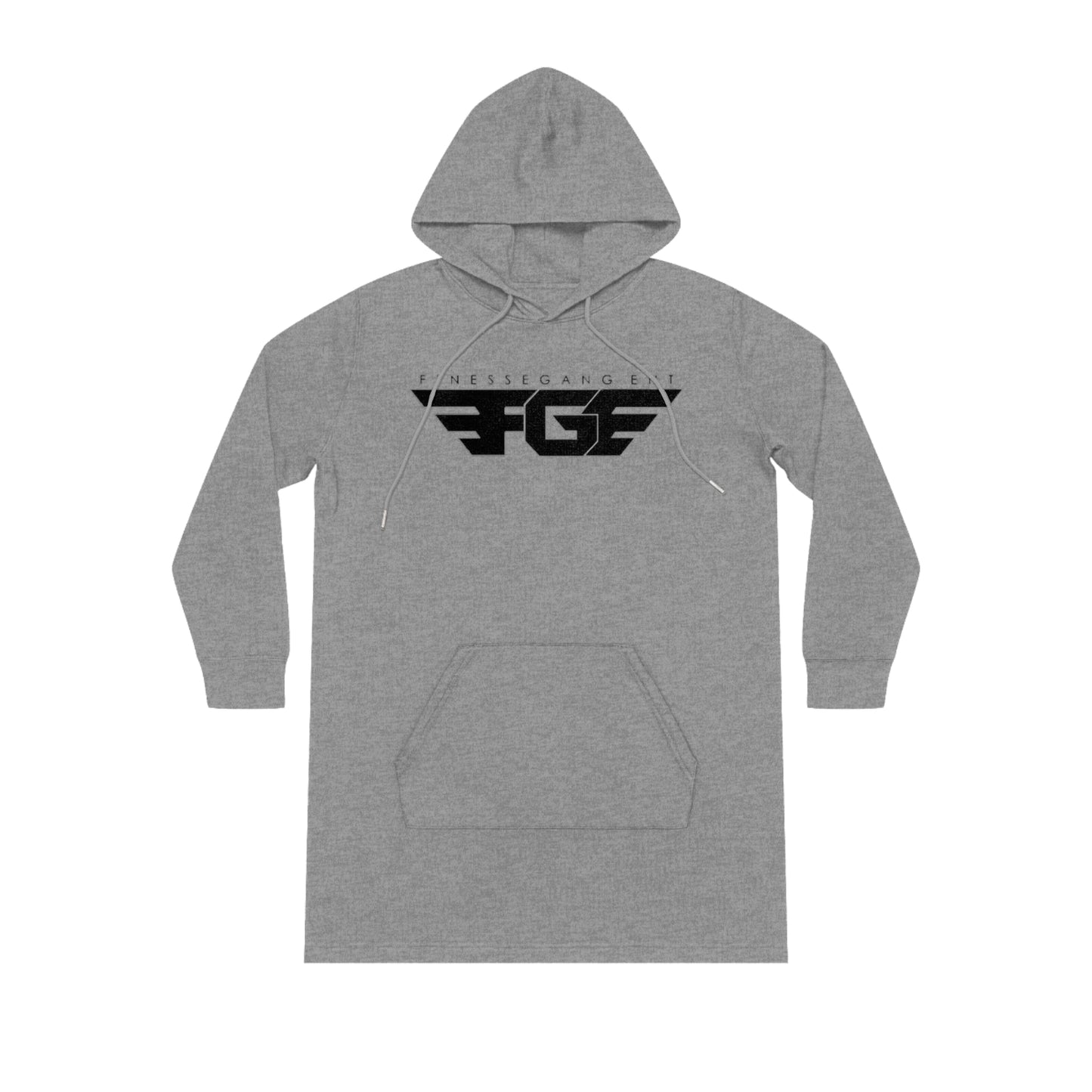 FGE Streeter Hoodie Dress - Stylish, Oversized, Urban Wear for Comfortable Days, Cozy Street Style, Ideal for Casual Outings, Perfect Gift for
