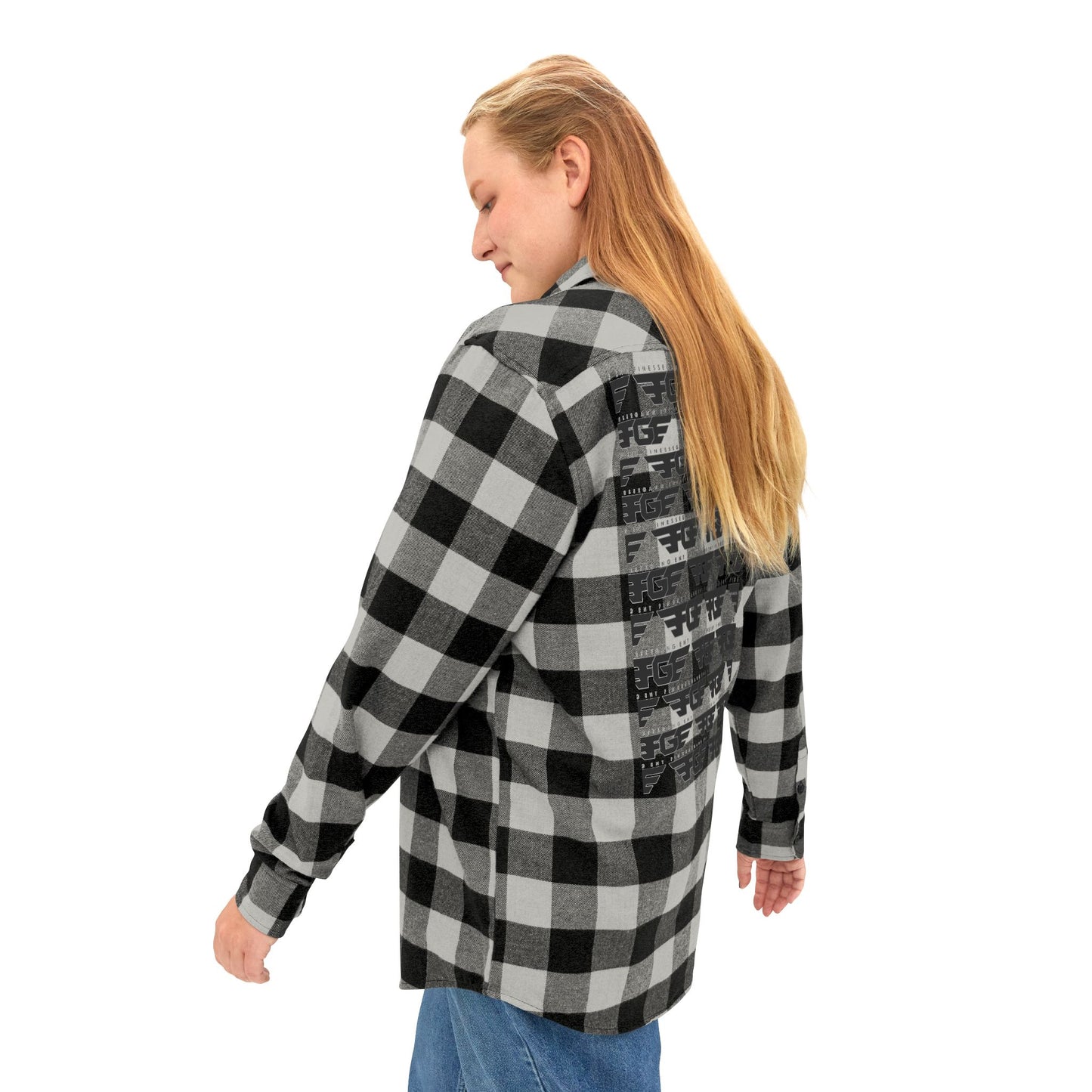 Cozy FGE Unisex Flannel Shirt for Fall Adventures, Casual Outing, Outdoor Gifting, Halloween Gatherings