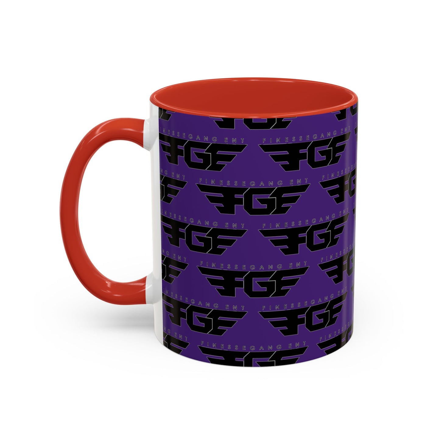 Funky Purple Accent Coffee Mug - Unique Gift for Coffee Lovers, Stylish Home Decor, Office Essential, Birthday Present, Empowering Vibes