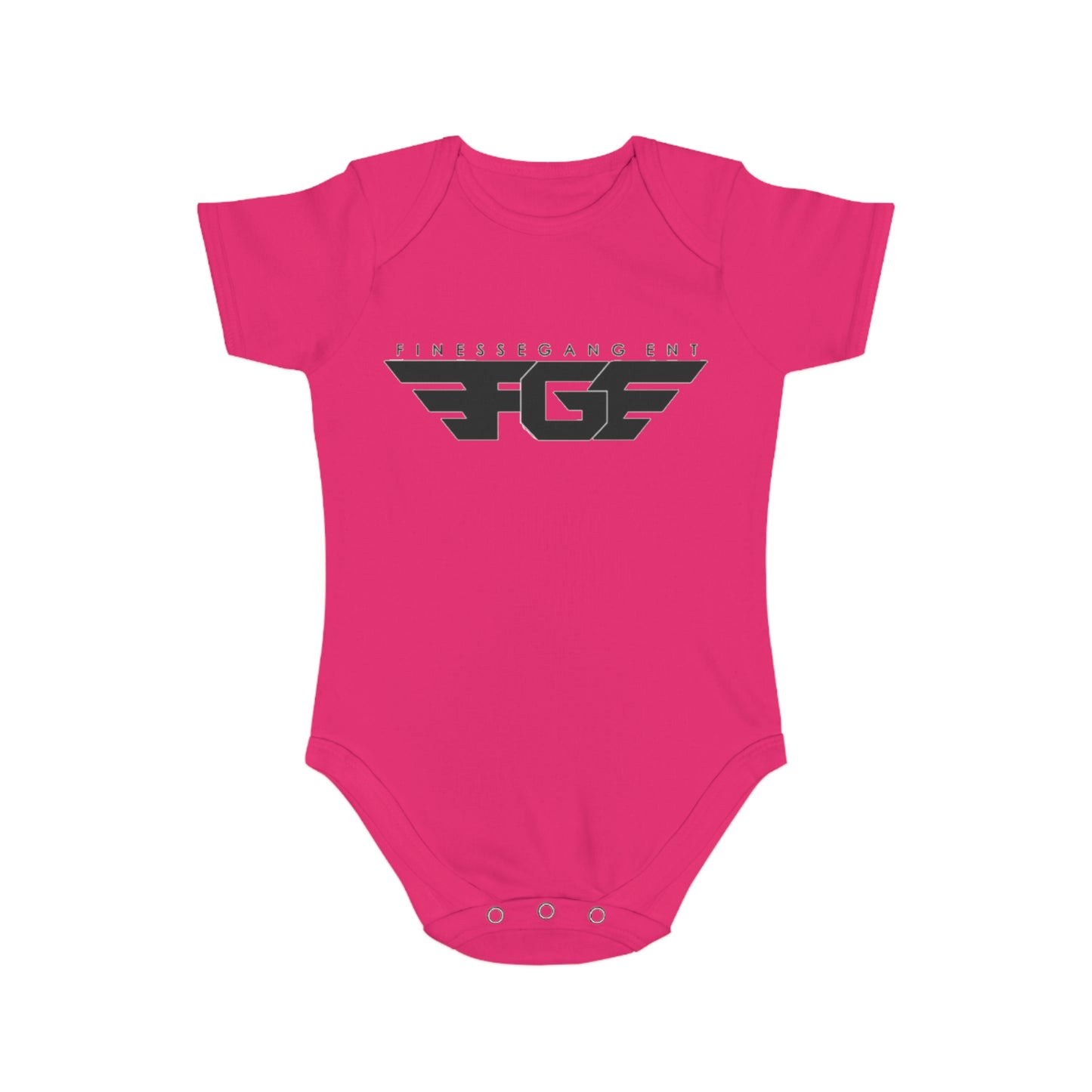 Finesse Agent Short Sleeve Baby Bodysuit - Trendy Infant Apparel