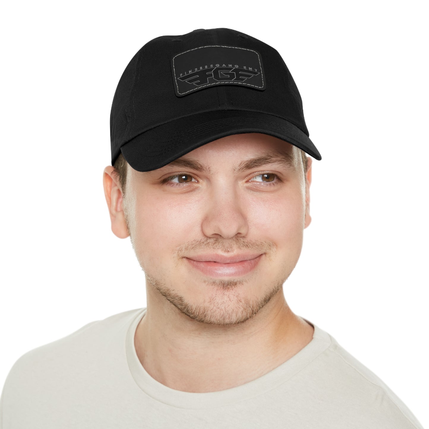 FGE Custom Leather Patch Dad Hat, Casual Cap, Stylish Dad Hat, Outdoor Hat, Perfect Gift for Dads, Father's Day Gift, Adjustable Cap