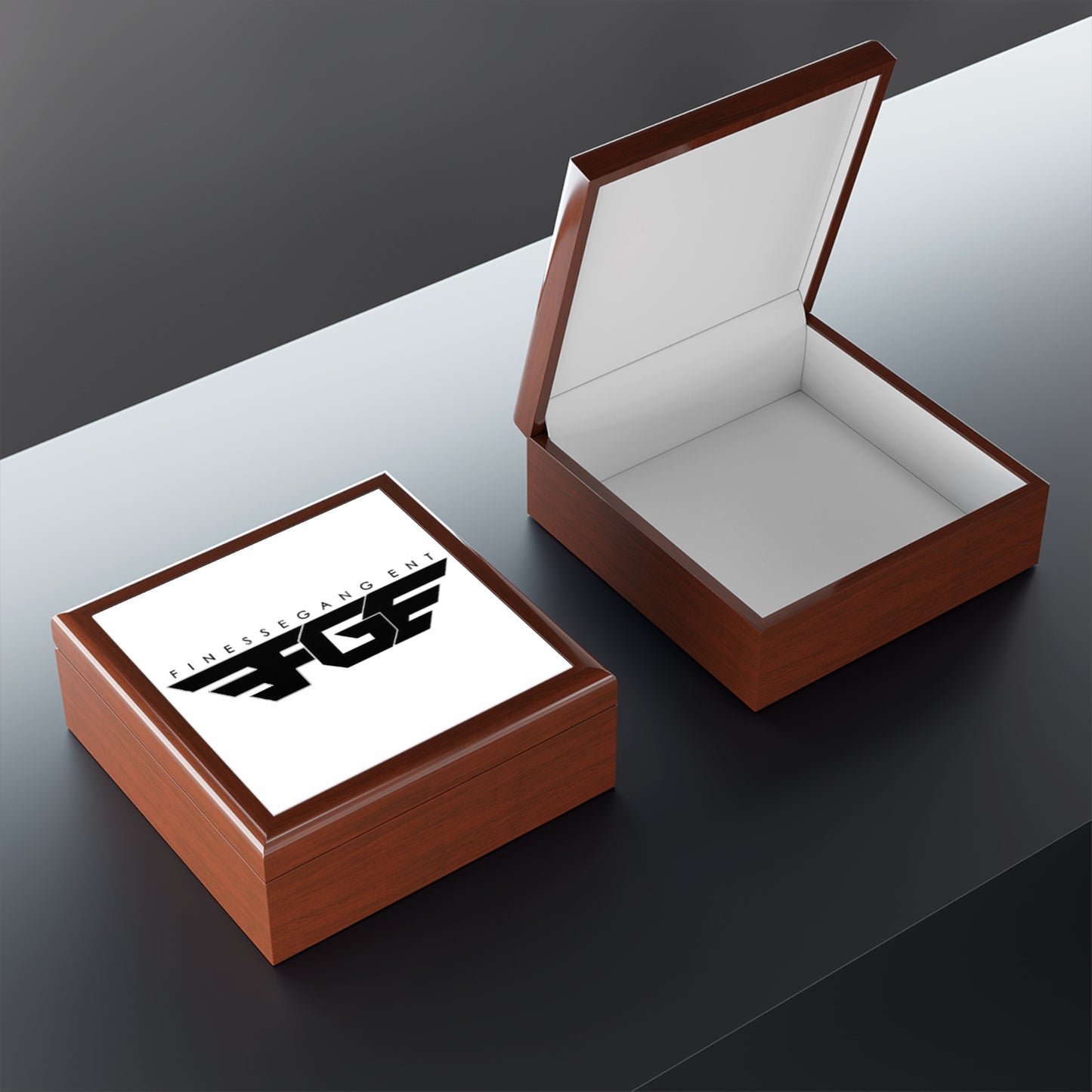 Stylish FGE Jewelry Box for Organizing Rings, Earrings & Necklaces, Perfect Gift for Her, Personalized Accessory Storage, FGE Design