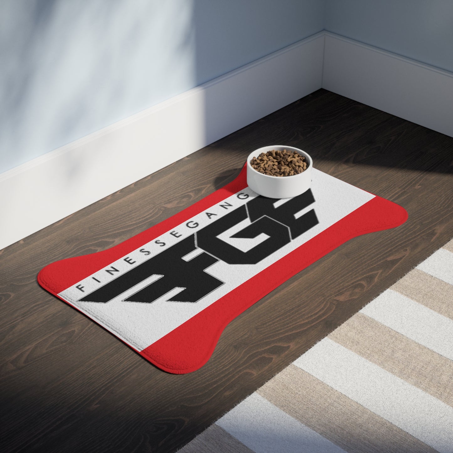 FGE Pet Feeding Mats - Personalized Dog Bowl Pads, Stylish Cat Meal Mats, Customizable Pet Placemats, Unique Food & Water Dispensers