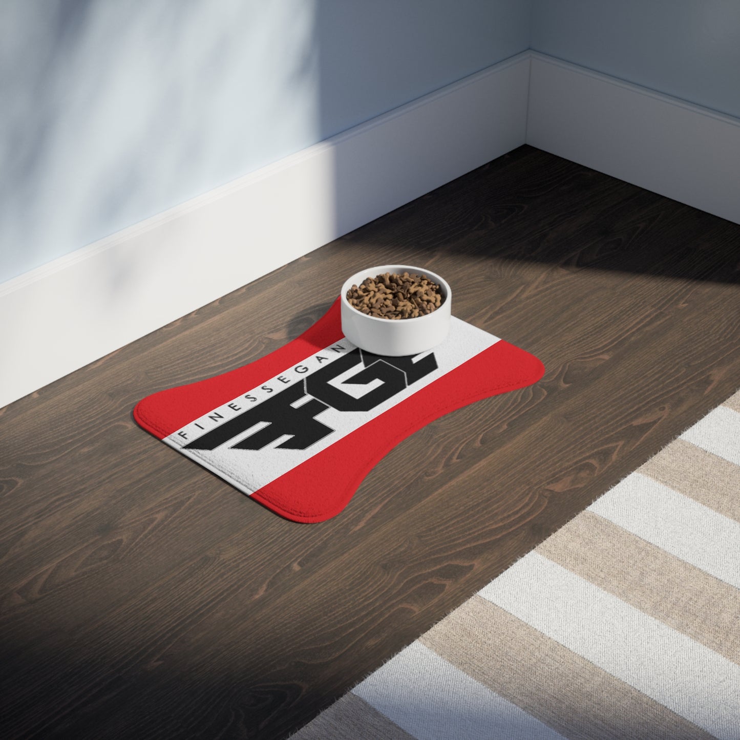 FGE Pet Feeding Mats - Personalized Dog Bowl Pads, Stylish Cat Meal Mats, Customizable Pet Placemats, Unique Food & Water Dispensers