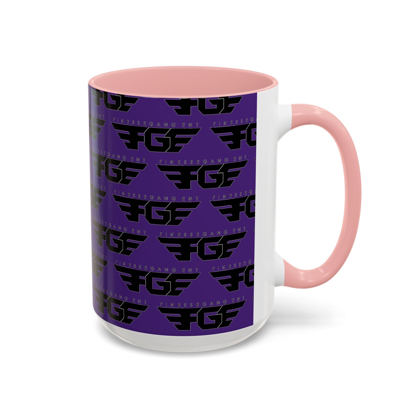 Funky Purple Accent Coffee Mug - Unique Gift for Coffee Lovers, Stylish Home Decor, Office Essential, Birthday Present, Empowering Vibes