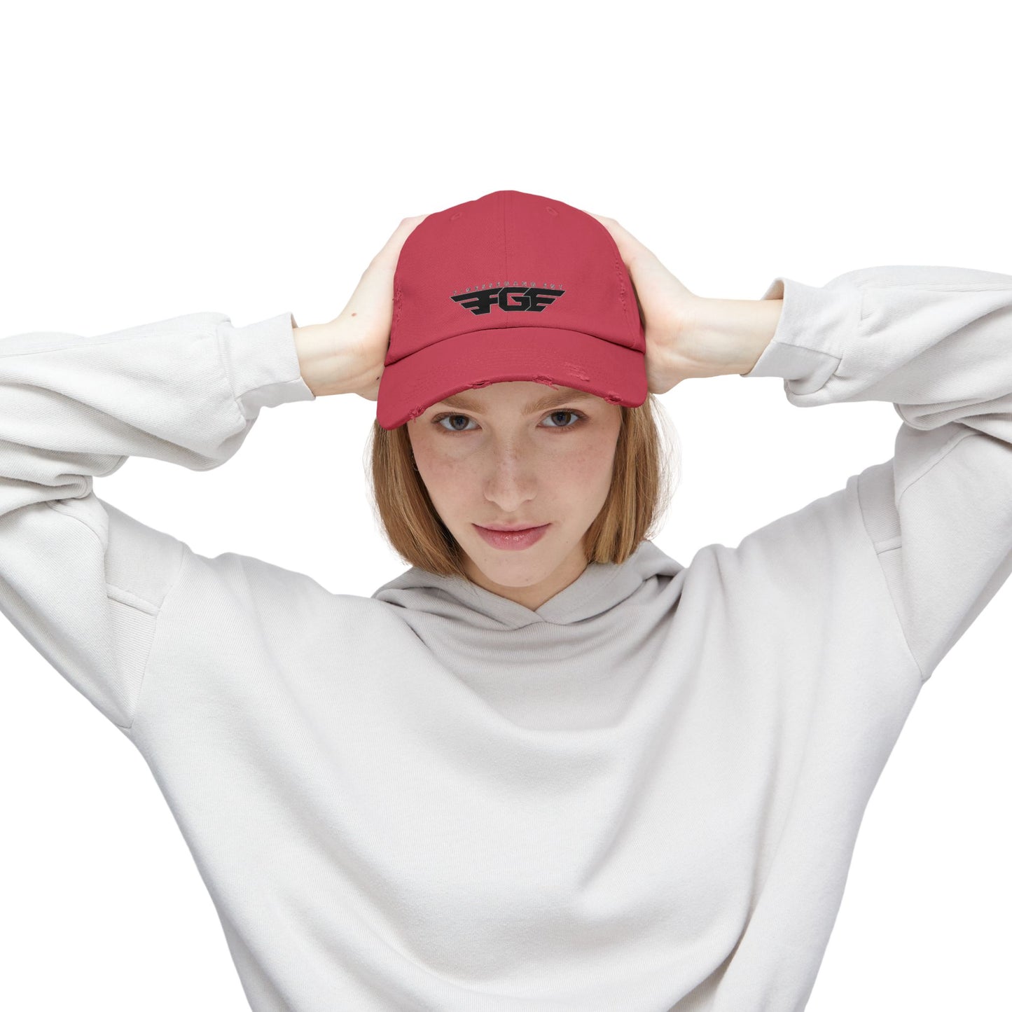FGE Unisex Distressed Cap