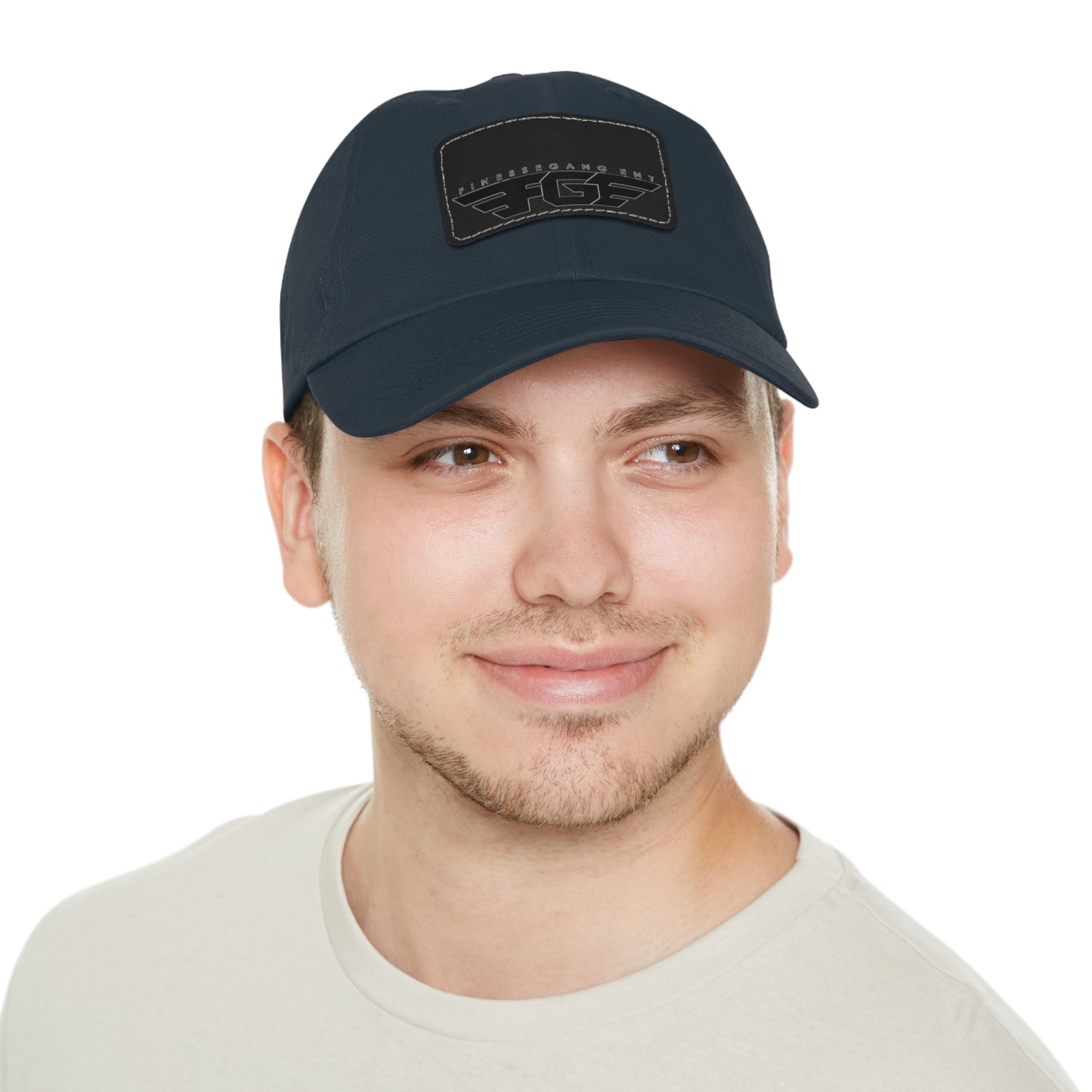 FGE Custom Leather Patch Dad Hat, Casual Cap, Stylish Dad Hat, Outdoor Hat, Perfect Gift for Dads, Father's Day Gift, Adjustable Cap