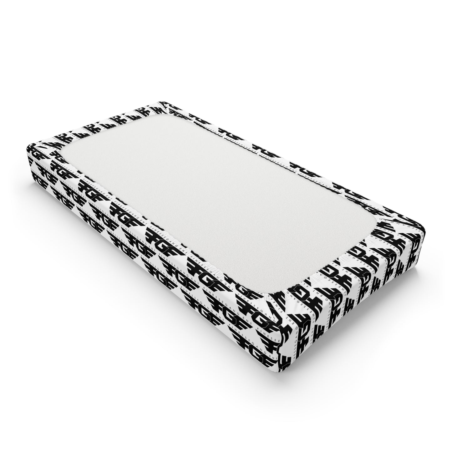 Stylish FGE Baby Changing Pad Cover, Modern Nursery Decor, Baby Shower Gift, Playroom Accessory, Easy Care Changing Mat