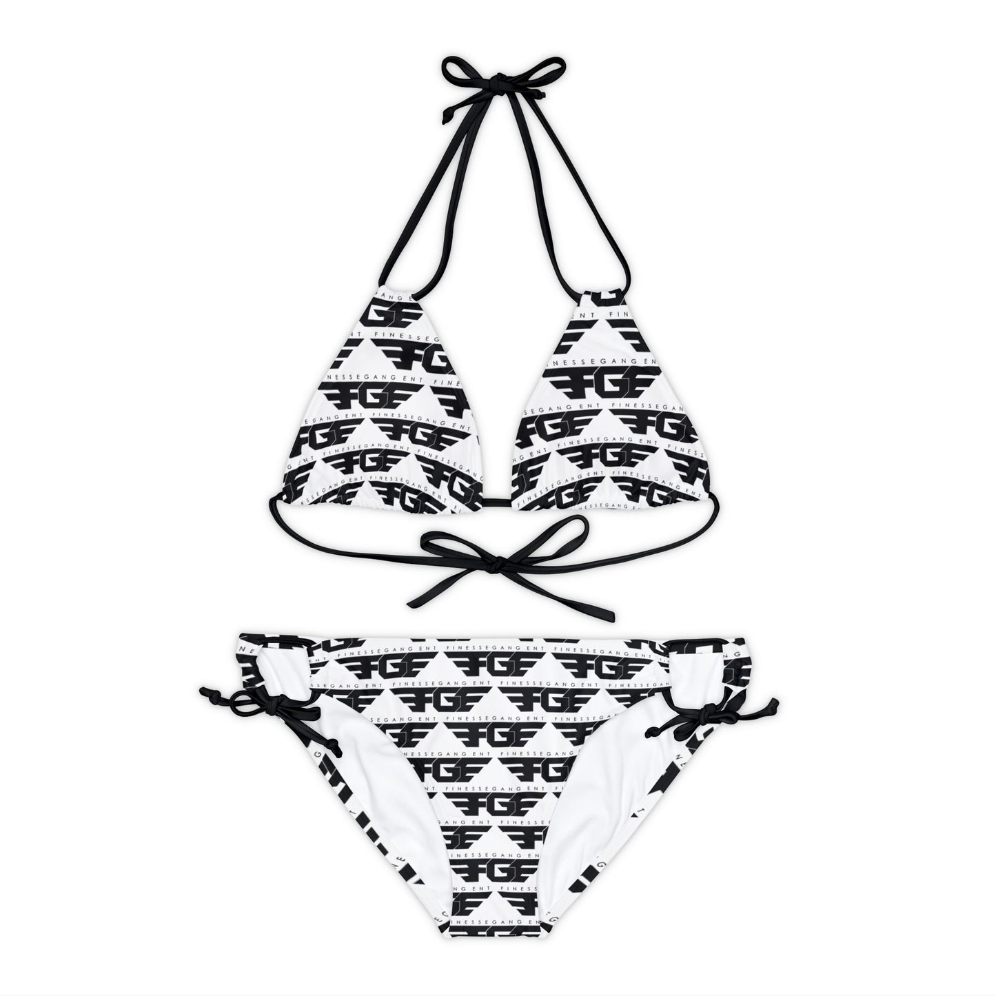 Stylish FGE Strappy Bikini Set, Swimwear, Beachwear, Summer Essentials, Pool Party, Vacation Ready