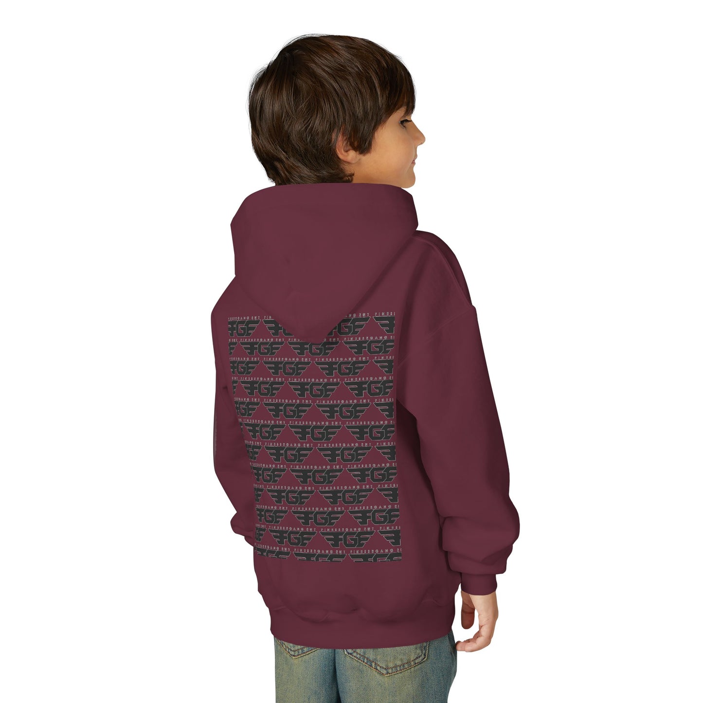 Youth Stylish FGE Graphic Hoodie, Casual Wear, Perfect for Teens, Sports Activities, Gift for Birthdays, Streetwear