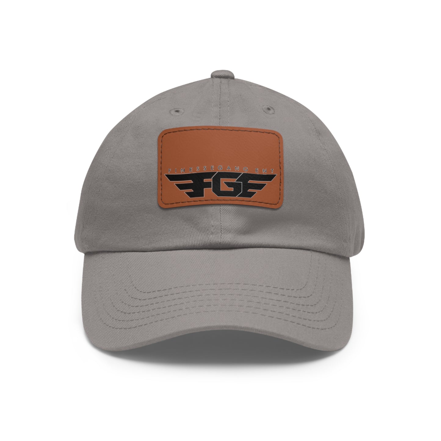 FGE Custom Leather Patch Dad Hat, Casual Cap, Stylish Dad Hat, Outdoor Hat, Perfect Gift for Dads, Father's Day Gift, Adjustable Cap