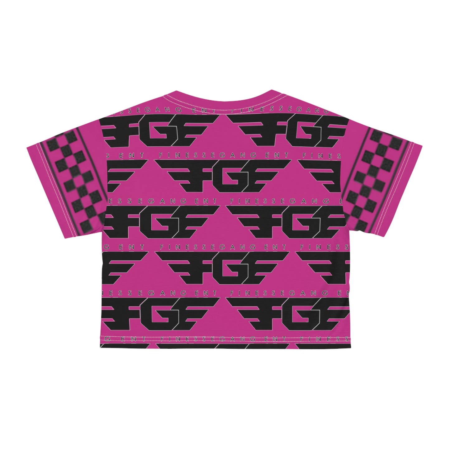 Vibrant FGE Graphic Crop Tee, Trendy Casual Top, Summer Festival Wear, Streetwear Staple, Gift for Teen Girls