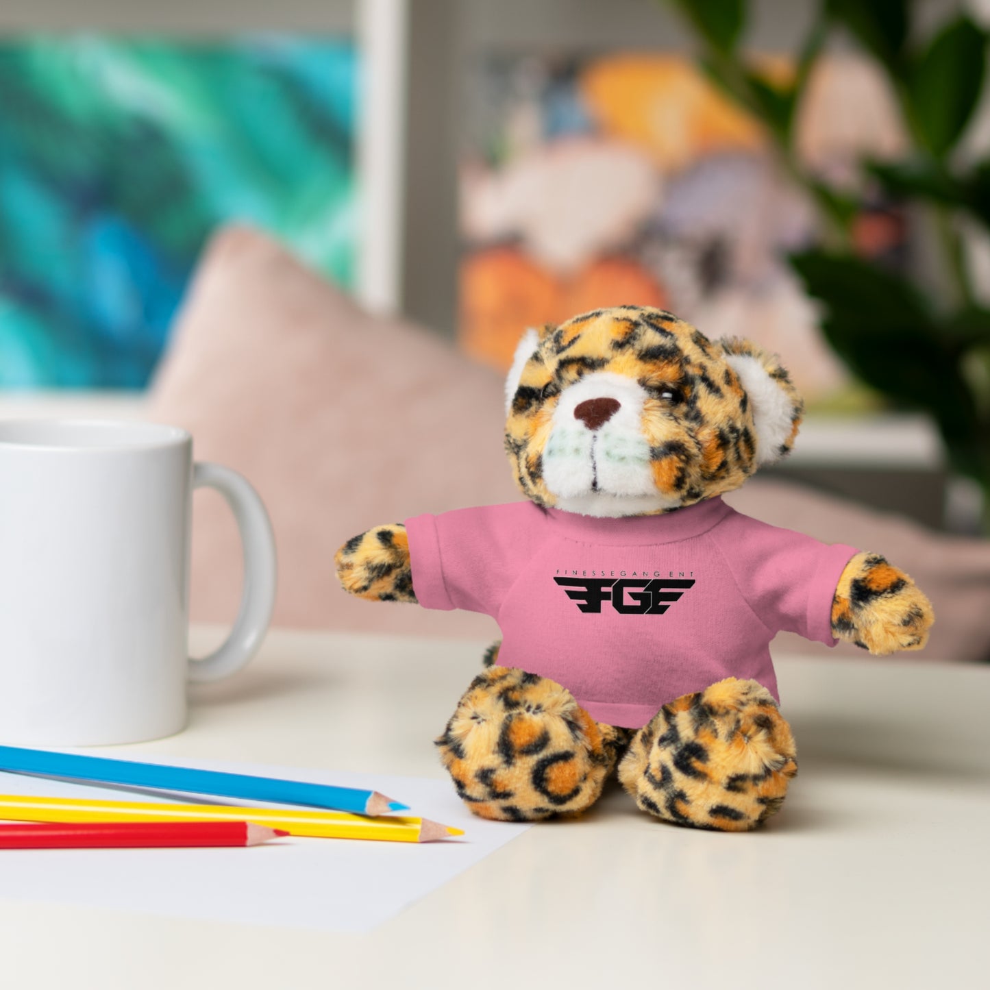 Stuffed Baby NESSY POOH Animals with FGE Tee