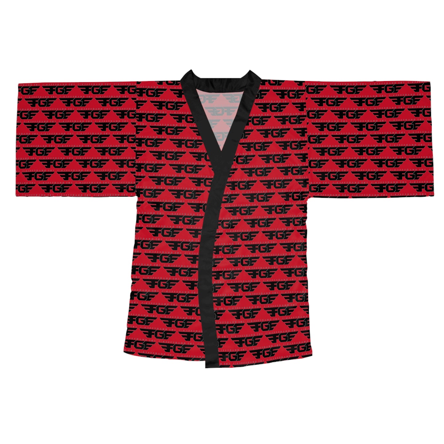 Stylish FGE Long Sleeve Kimono Robe, Perfect for Lounging, Relaxation, Gifts for Her, Self-Care, Cozy Fashion