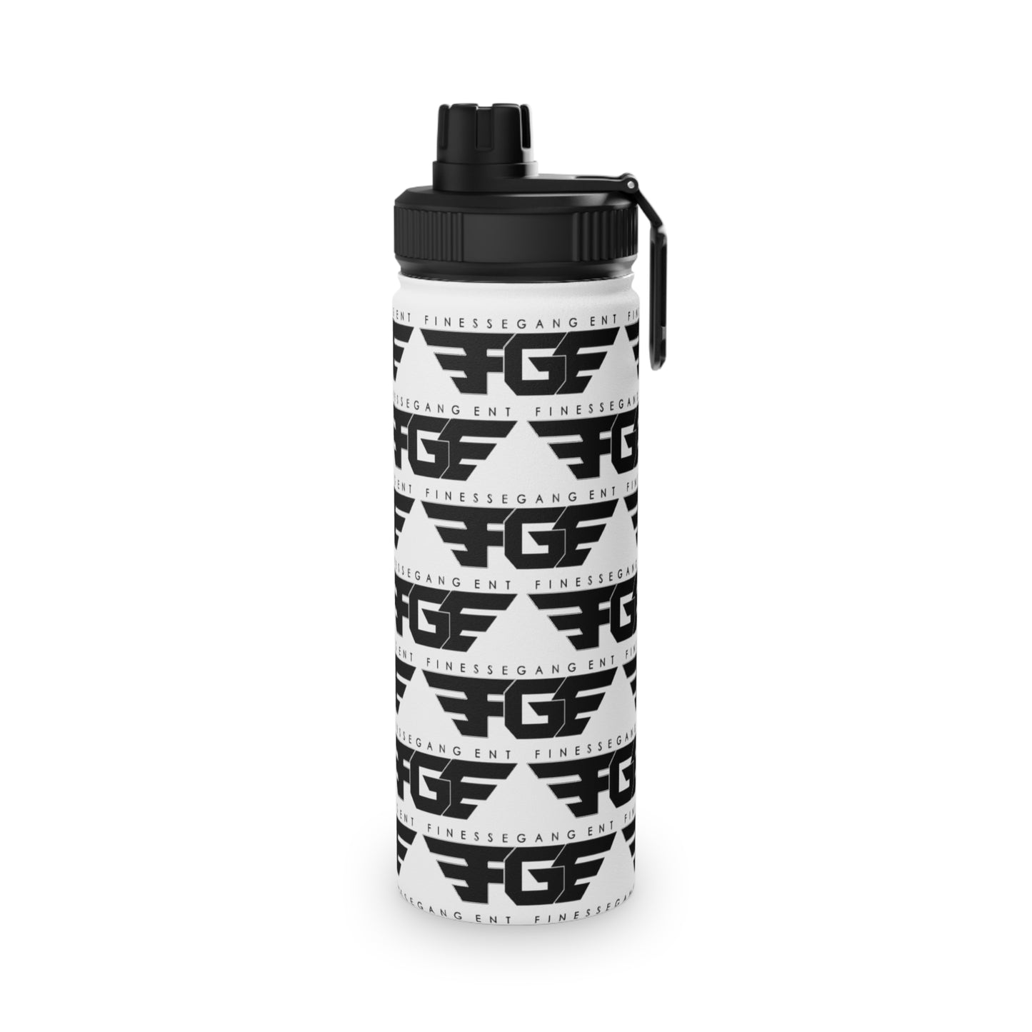 Fitness FGE Stainless Steel Water Bottle - Durable, Sleek, and Perfect for Sports, Hydration, Workout, Gym, Outdoor Activities