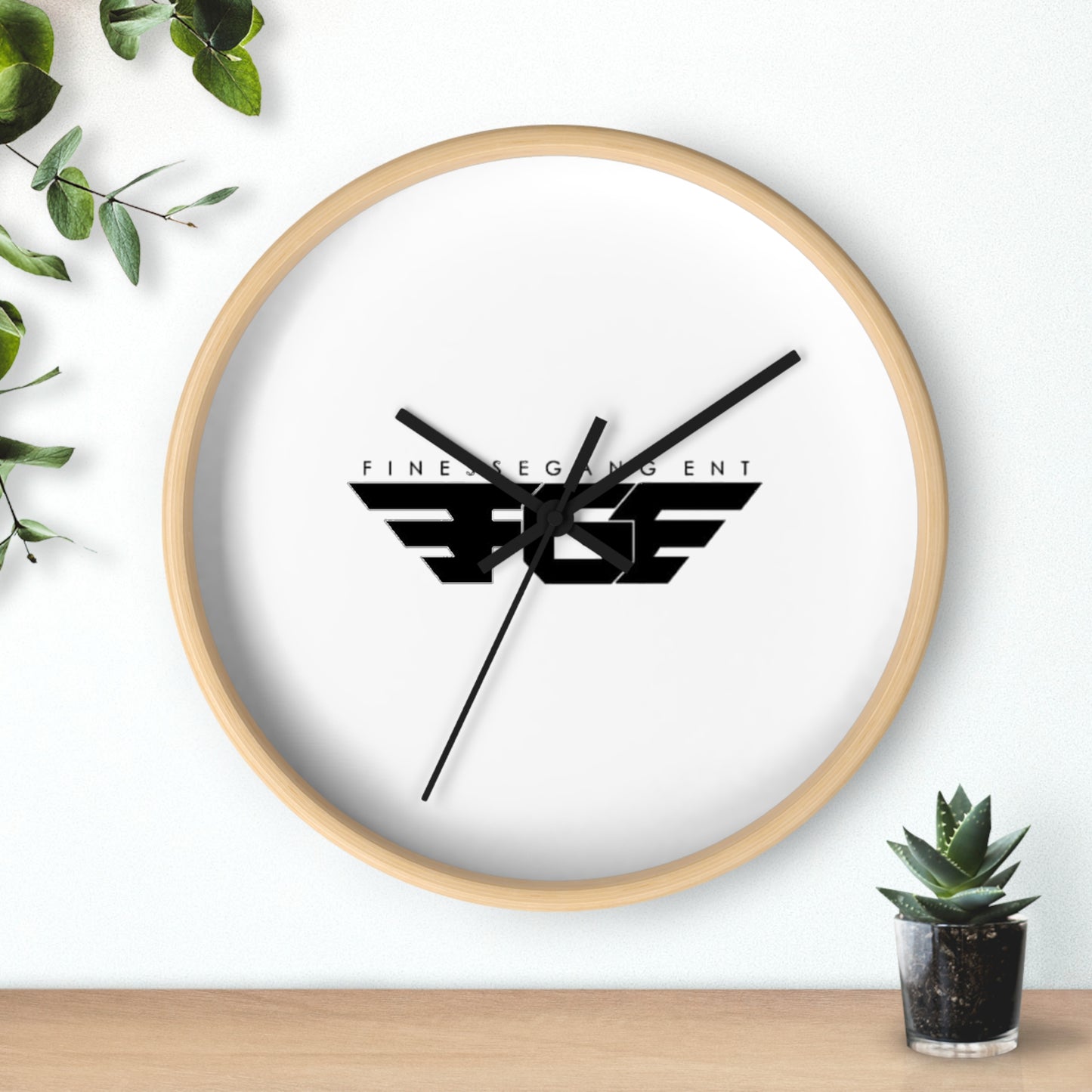 Sleek FGE Modern Wall Clock | Fine Elegant Design, Minimalist Home Decor, Office Clock, Gift for Him, Stylish Timepiece