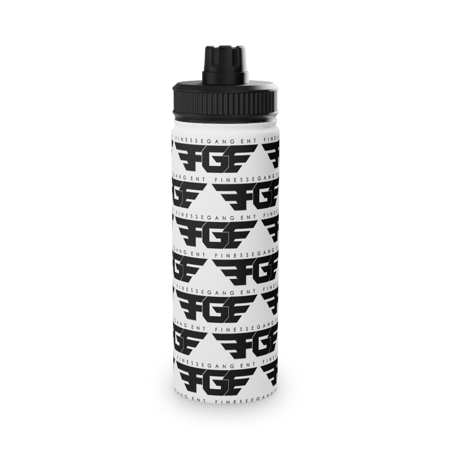 Fitness FGE Stainless Steel Water Bottle - Durable, Sleek, and Perfect for Sports, Hydration, Workout, Gym, Outdoor Activities