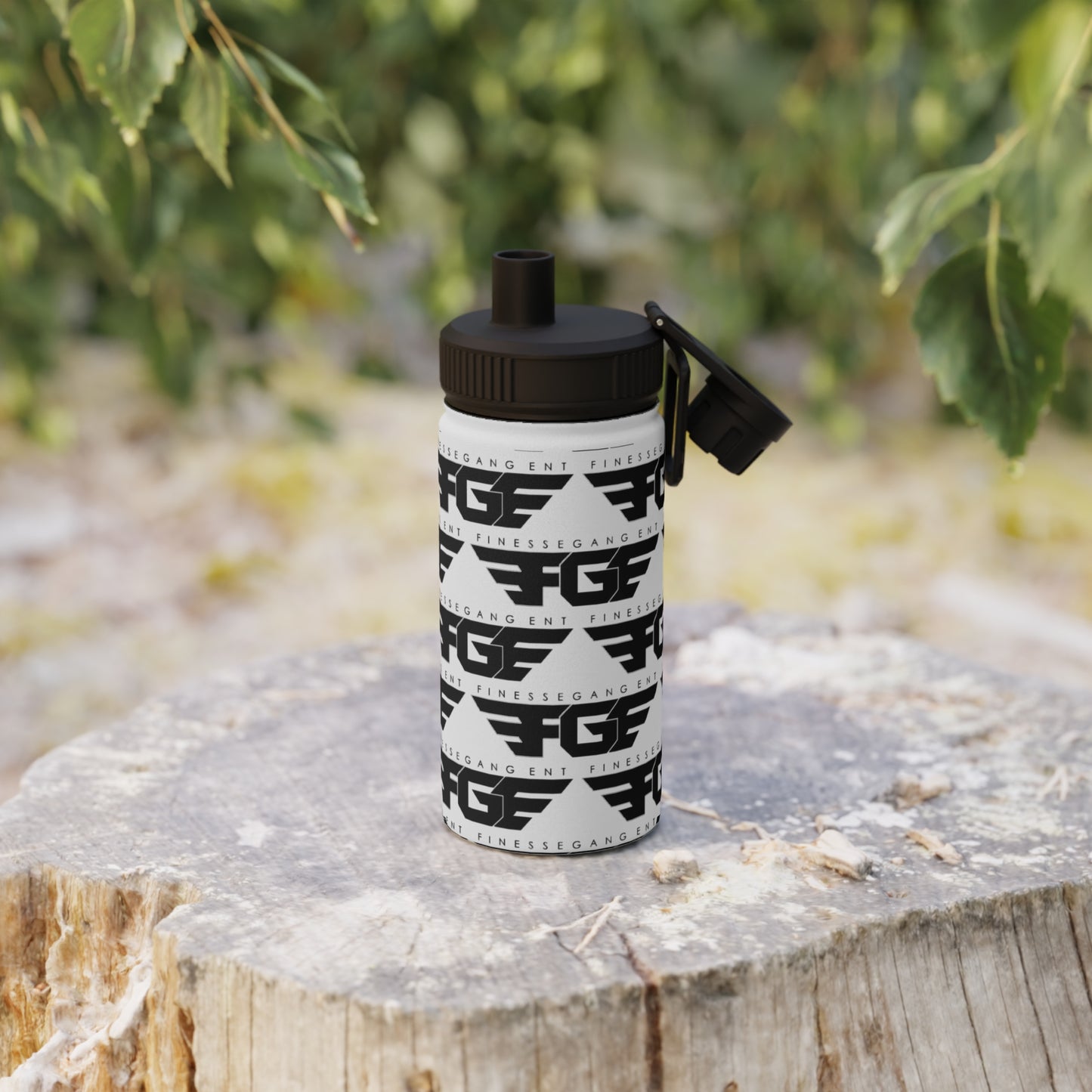Fitness FGE Stainless Steel Water Bottle - Durable, Sleek, and Perfect for Sports, Hydration, Workout, Gym, Outdoor Activities