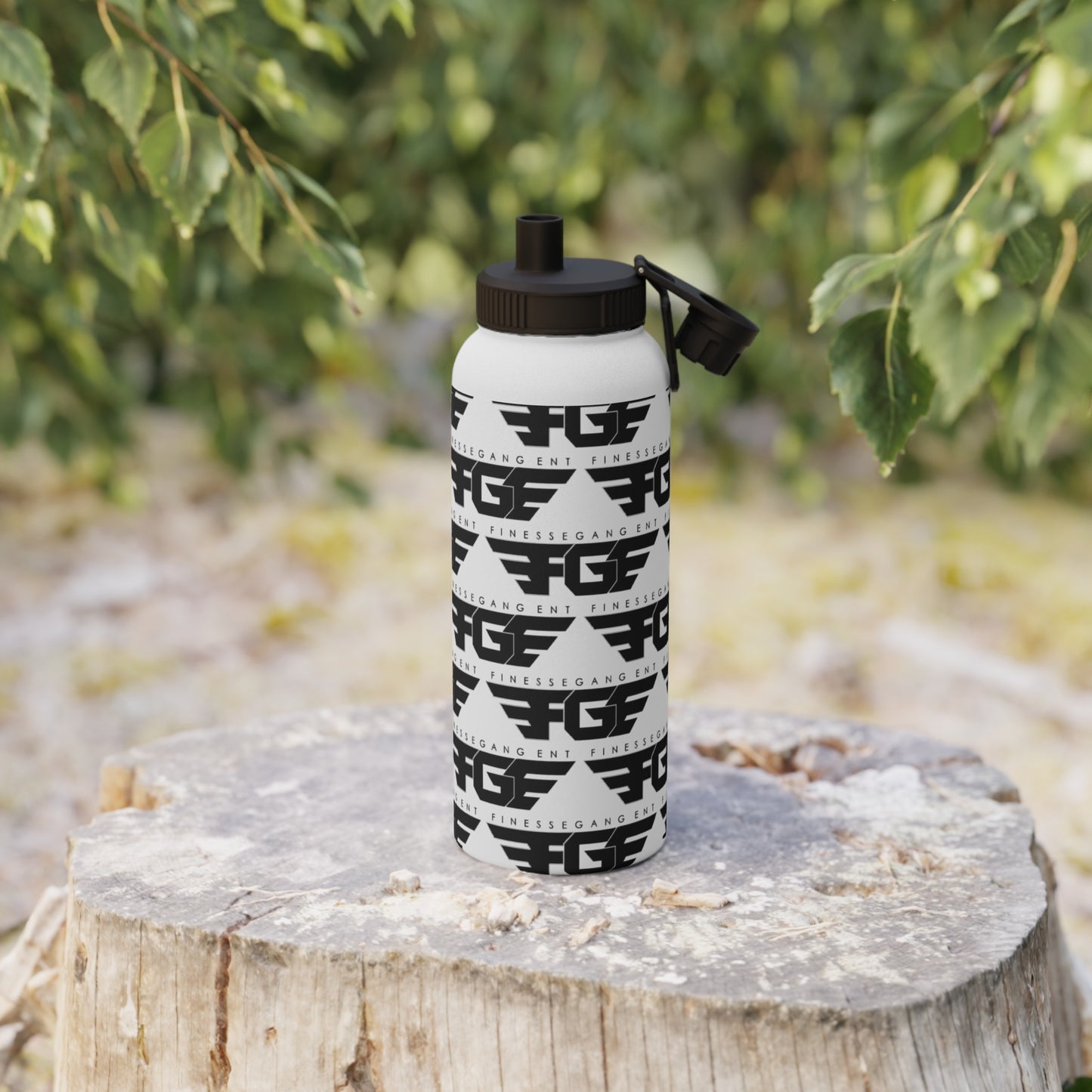 Fitness FGE Stainless Steel Water Bottle - Durable, Sleek, and Perfect for Sports, Hydration, Workout, Gym, Outdoor Activities