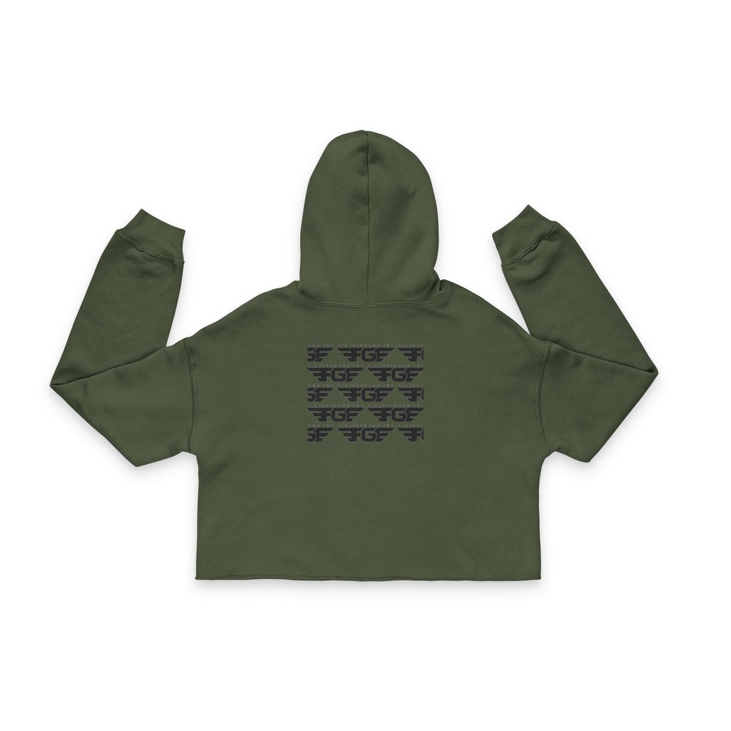 Cozy Women's FGE Cropped Hoodie, Trendy Sweatshirt, Casual Fashion, Outdoor Comfort, Gift for Her