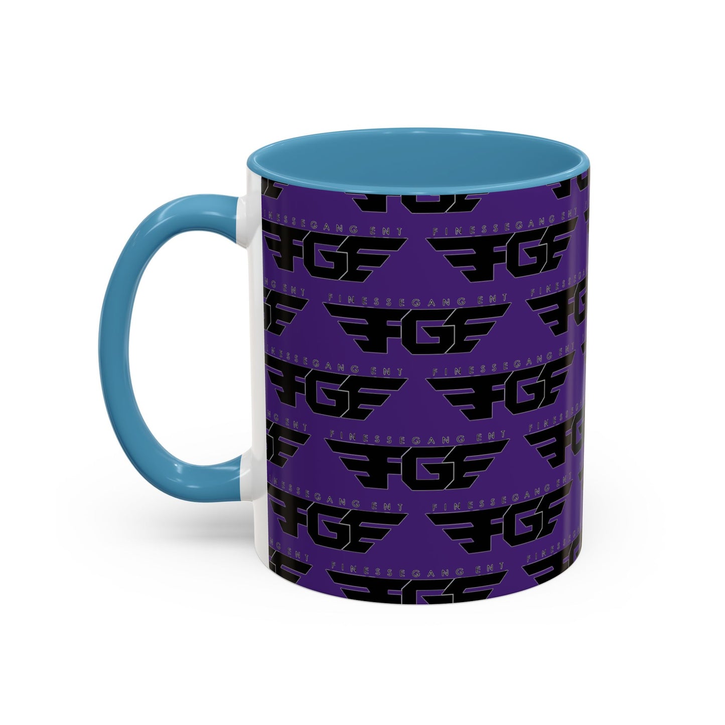 Funky Purple Accent Coffee Mug - Unique Gift for Coffee Lovers, Stylish Home Decor, Office Essential, Birthday Present, Empowering Vibes