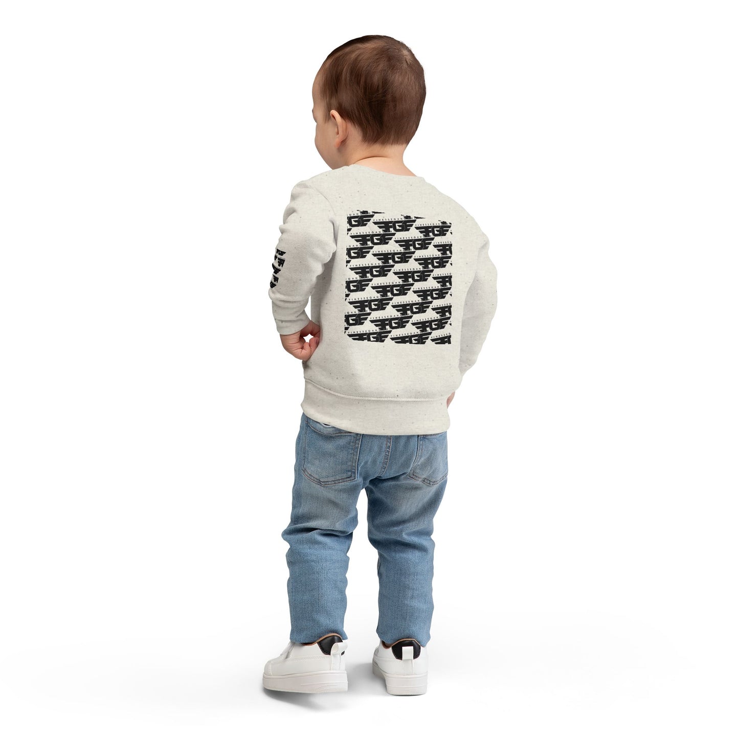 Stylish FGE Toddler Sweatshirt, Cool Kids Apparel, Graphic Toddler Top, Trendy Childrens Clothing, Birthday Gift for Kids, Casual Toddler Wear