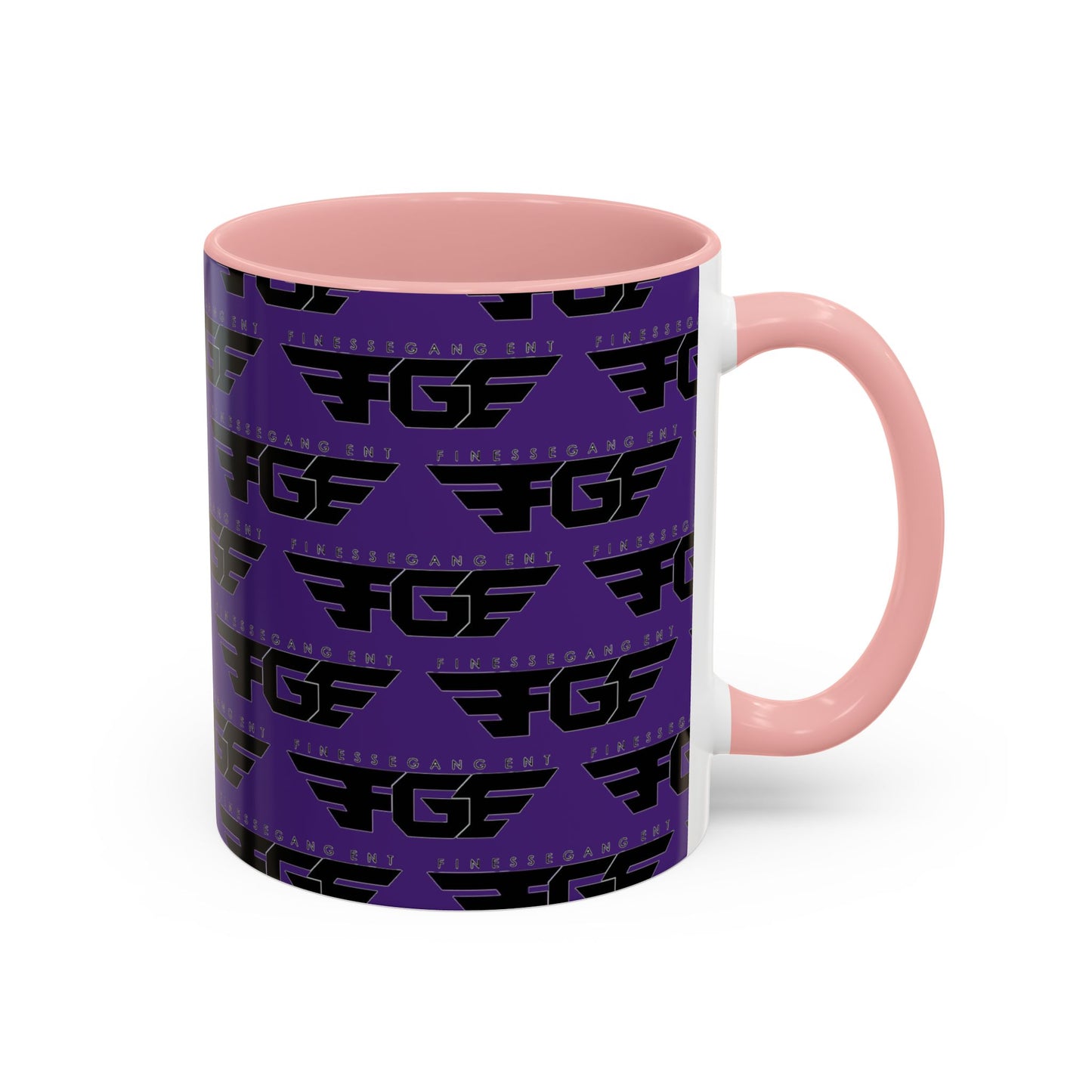 Funky Purple Accent Coffee Mug - Unique Gift for Coffee Lovers, Stylish Home Decor, Office Essential, Birthday Present, Empowering Vibes
