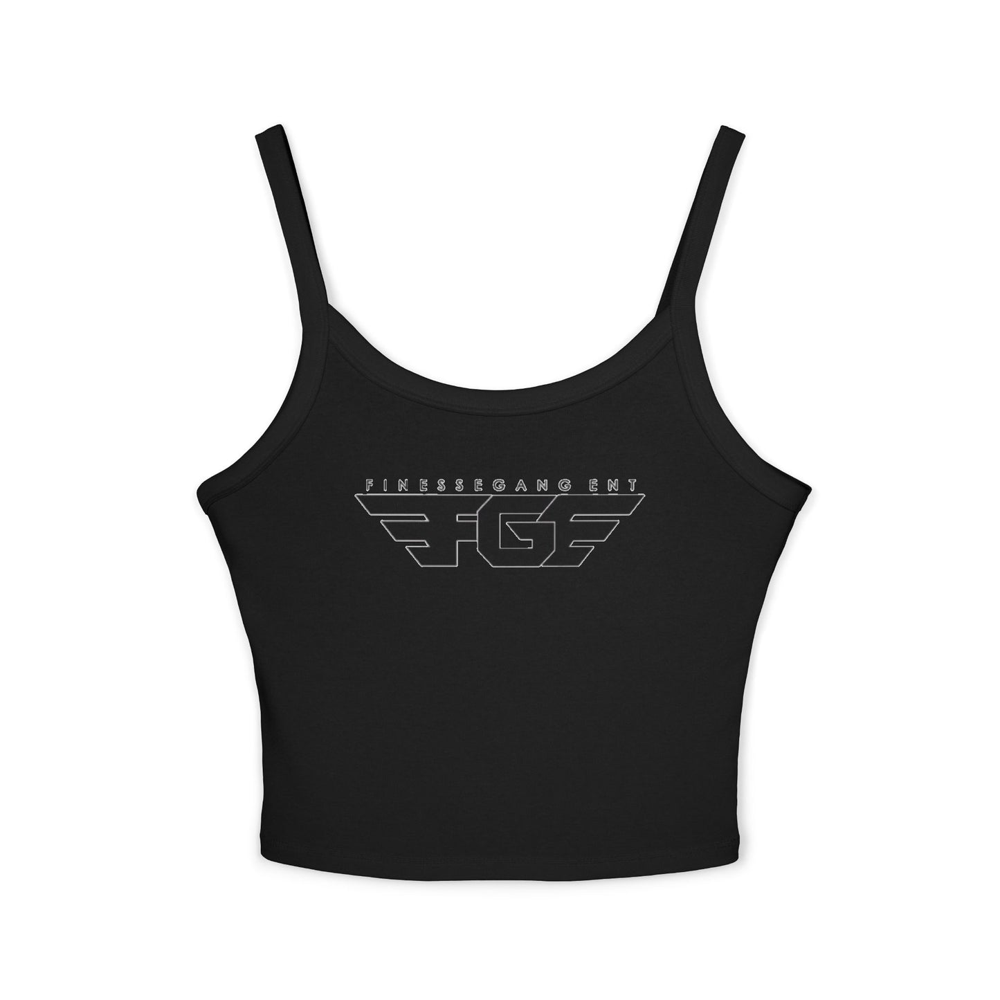 FGE Stylish Women's Spaghetti Strap Tank Top - Finessegagent Graphic Design