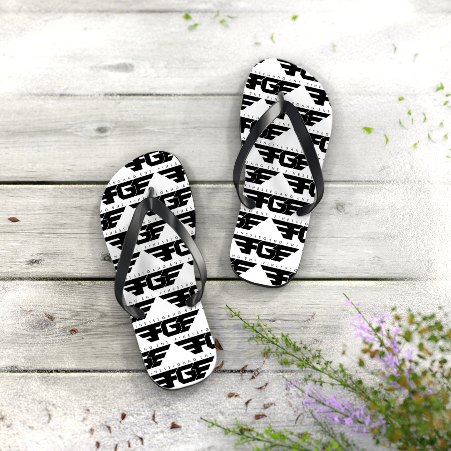 Stylish FGE Flip Flops for Casual Summer Vibes, Beach Footwear, Fun Summer Accessories, Gifts for Beach Lovers, Comfortable Footwear