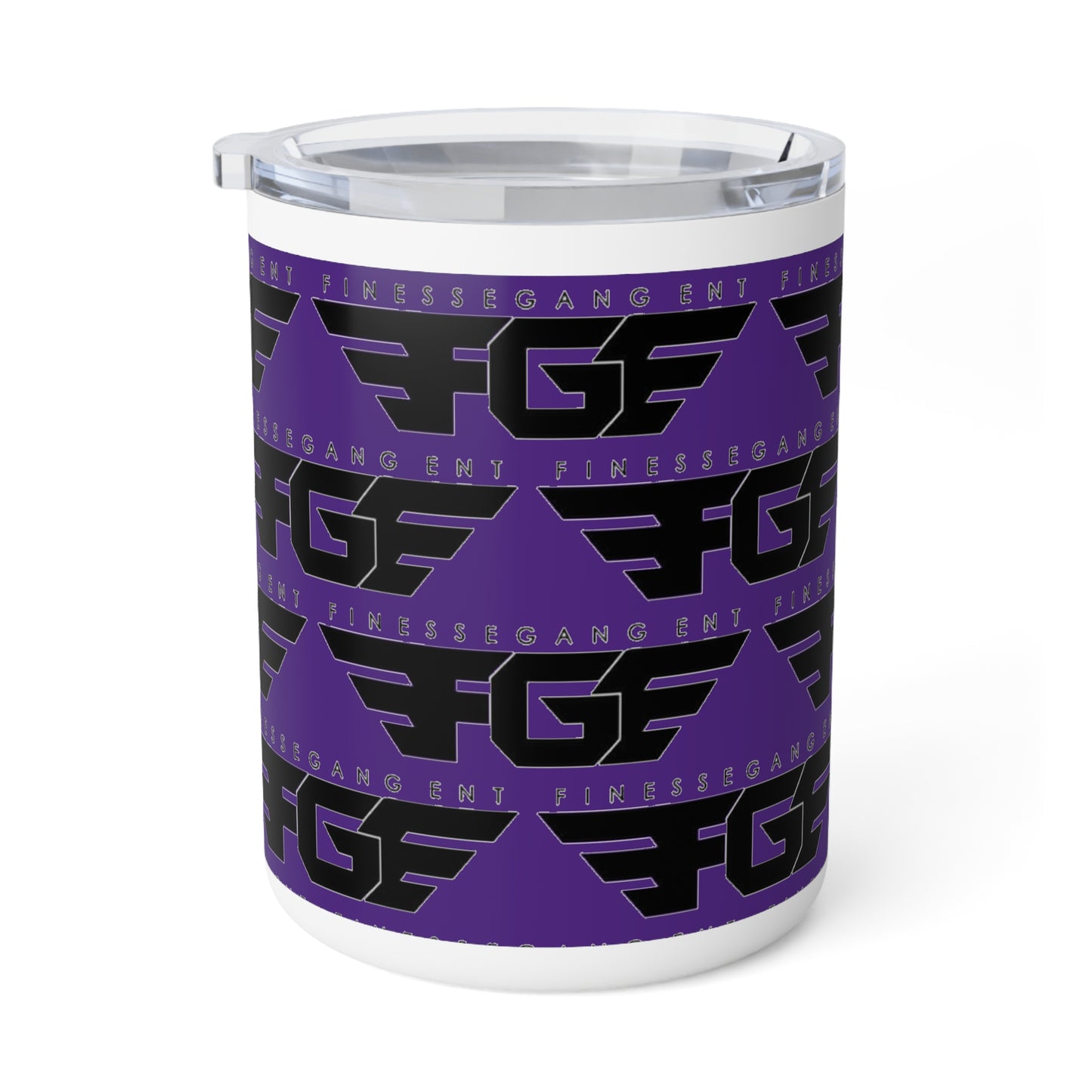 Stylish Purple FGE Insulated Coffee Mug | Vibrant 10oz Travel Cup | Gifting for Coffee Lovers, Home Office, Birthdays, Holidays