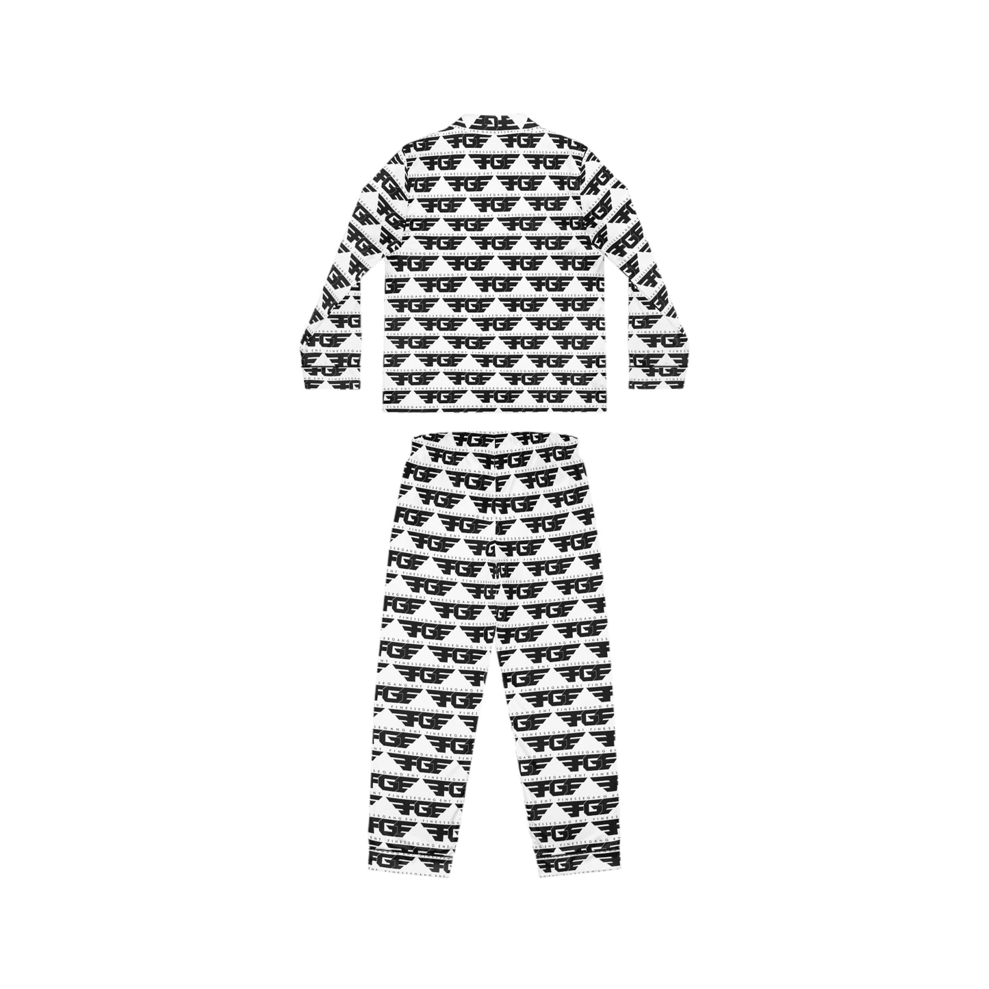 Sleek FGE Women's Satin Pajamas, Cozy Loungewear Set, Gift for Her, Relaxation Outfit, Sleepwear, Stylish PJs
