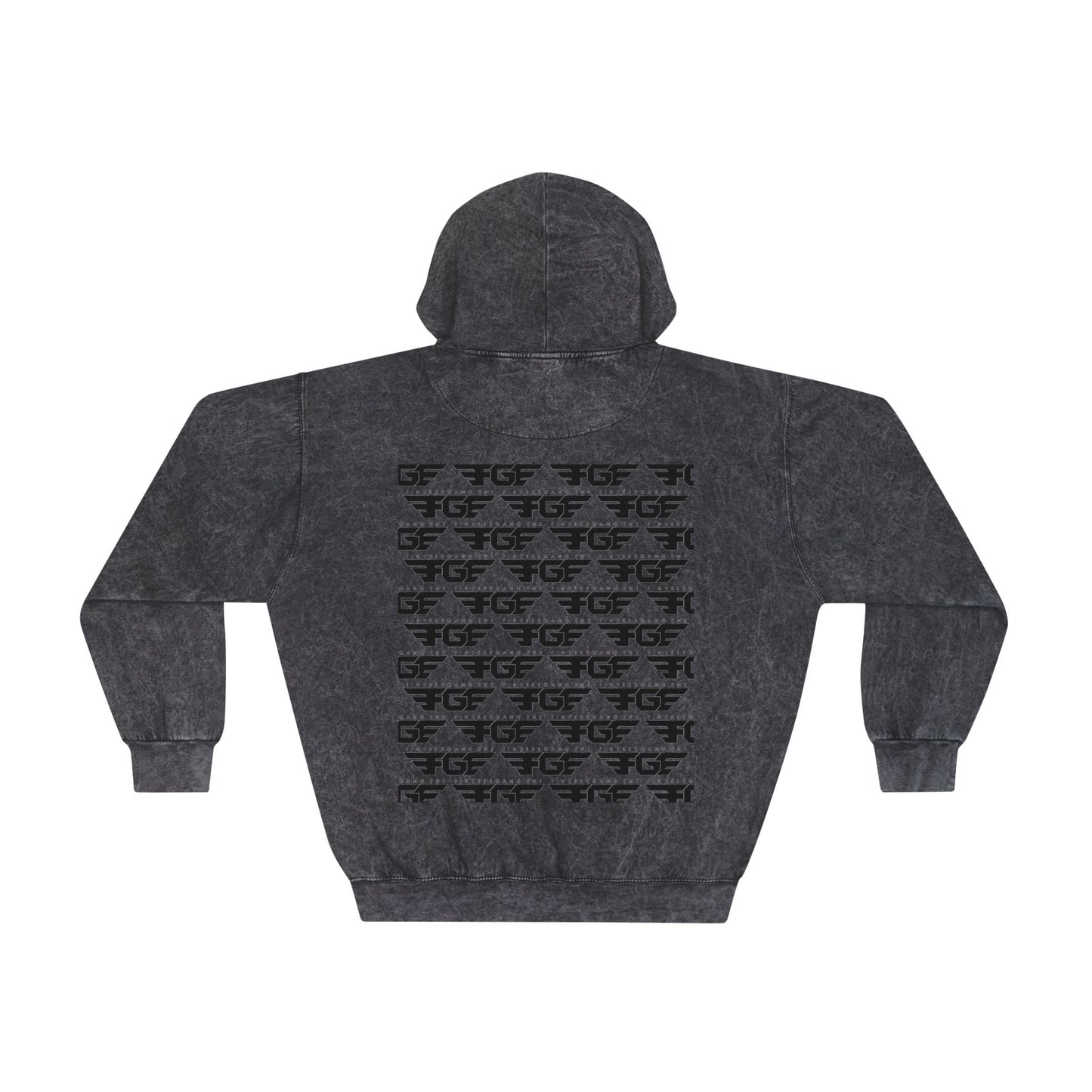 FGE Unisex Mineral Wash Hoodie, Casual Fashion Pullover, Streetwear Cozy Sweatshirt, Gift for Him, Cool Graphic Hoodie