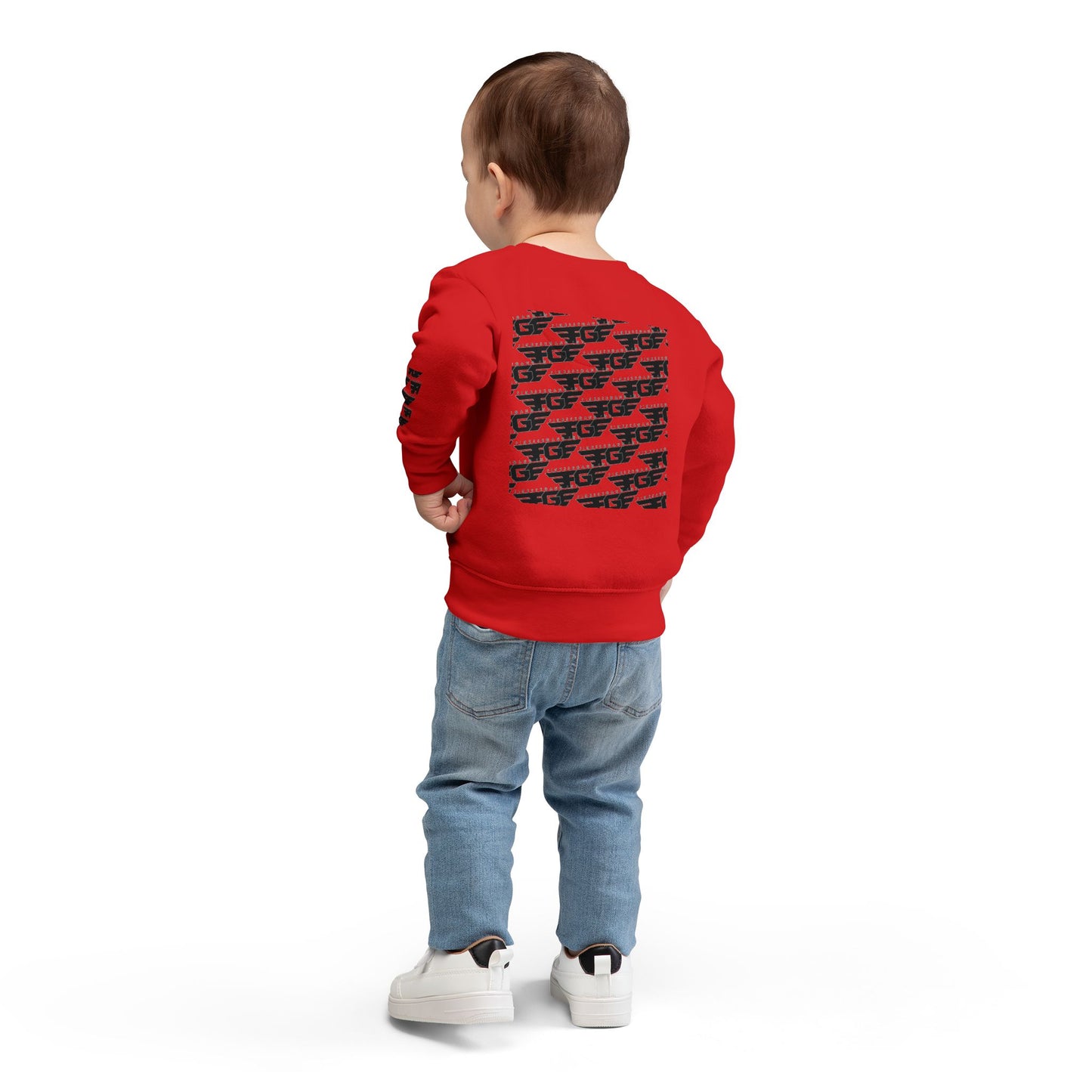Stylish FGE Toddler Sweatshirt, Cool Kids Apparel, Graphic Toddler Top, Trendy Childrens Clothing, Birthday Gift for Kids, Casual Toddler Wear