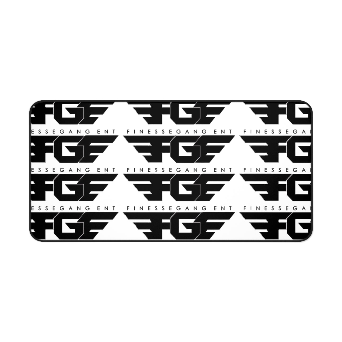 Stylish Desk Mat with Finesse Gang Logo, Office Decor, Gaming Mouse Pad, Desk Accessories, Modern Home Office, Unique Gift
