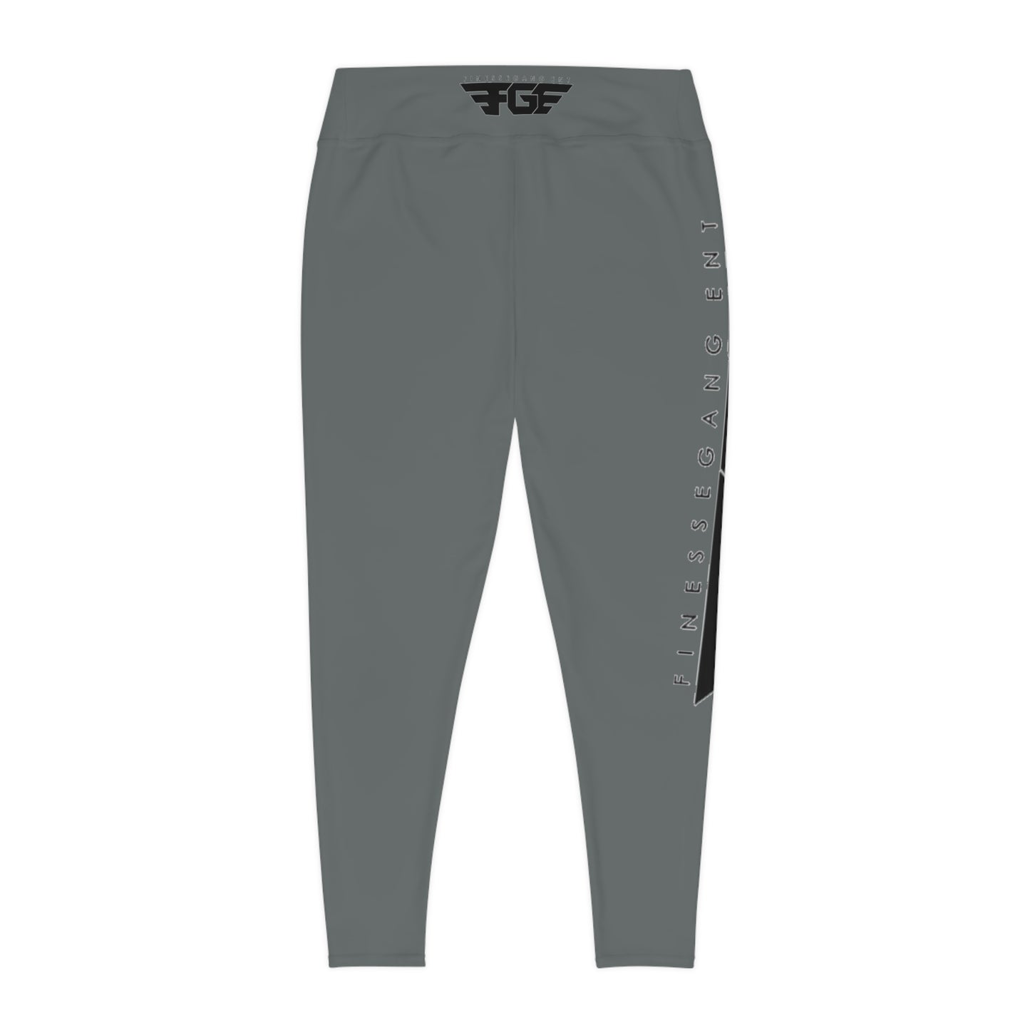 Chic Plus Size FGE Leggings, Stylish Activewear for Comfortable Workouts, Everyday Fashion Leggings, Plus Size Yoga Pants, Custom Print Leggings