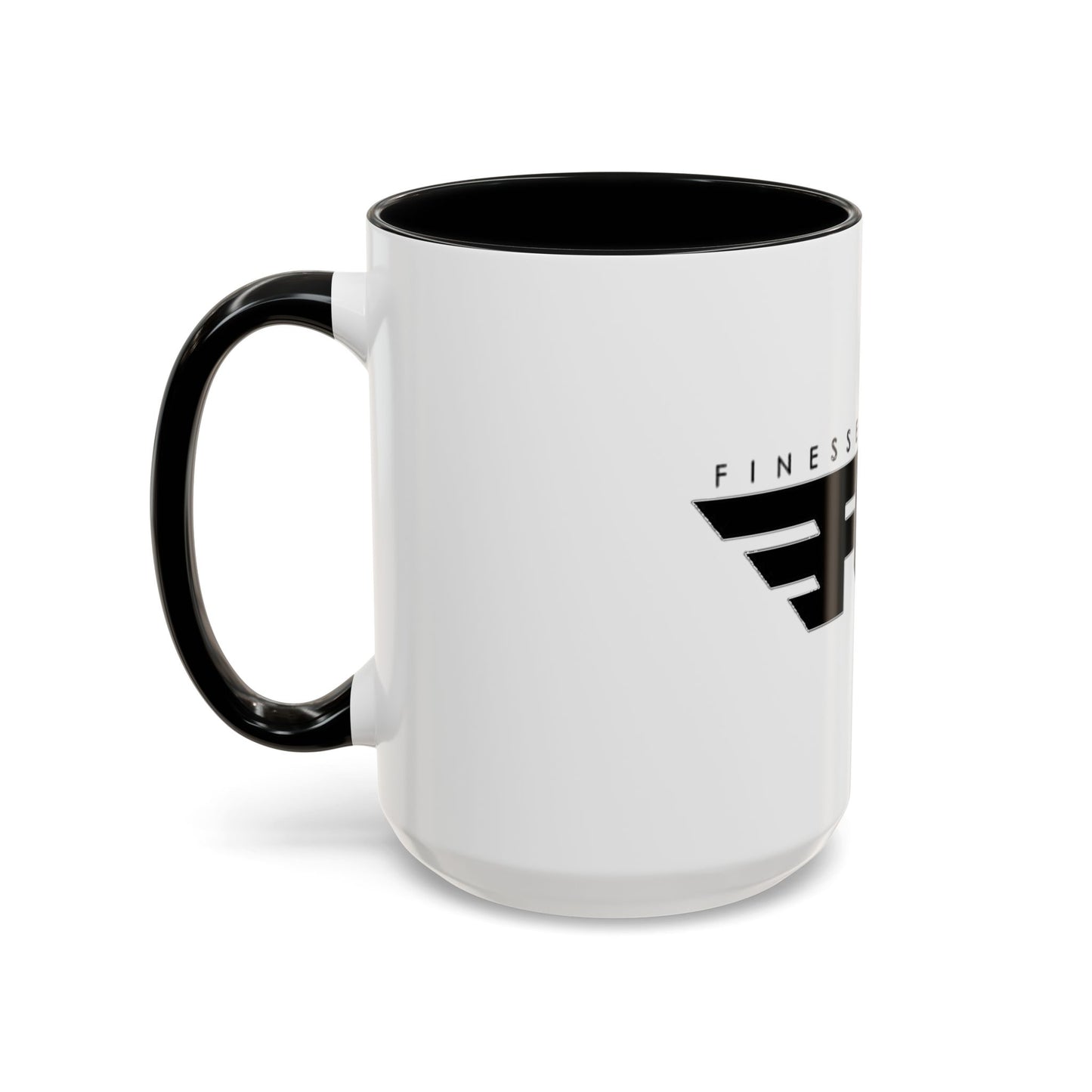 Stylish FGE Accent Coffee Mug - Finesse Gang Logo, Unique Gift, Office Decor, Personalized Mug, Coffee Lover, Custom Drinkware