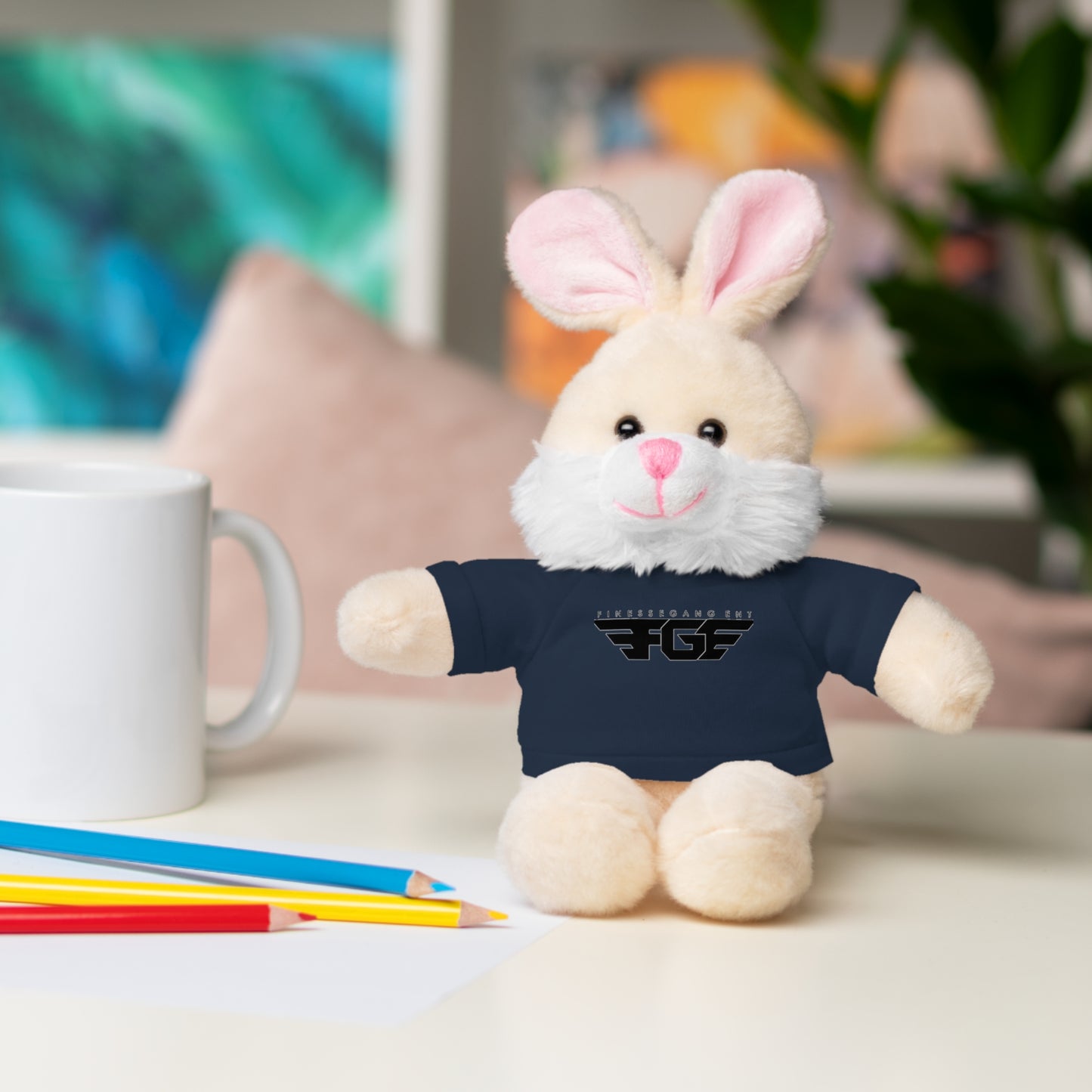 Stuffed Baby NESSY POOH Animals with FGE Tee