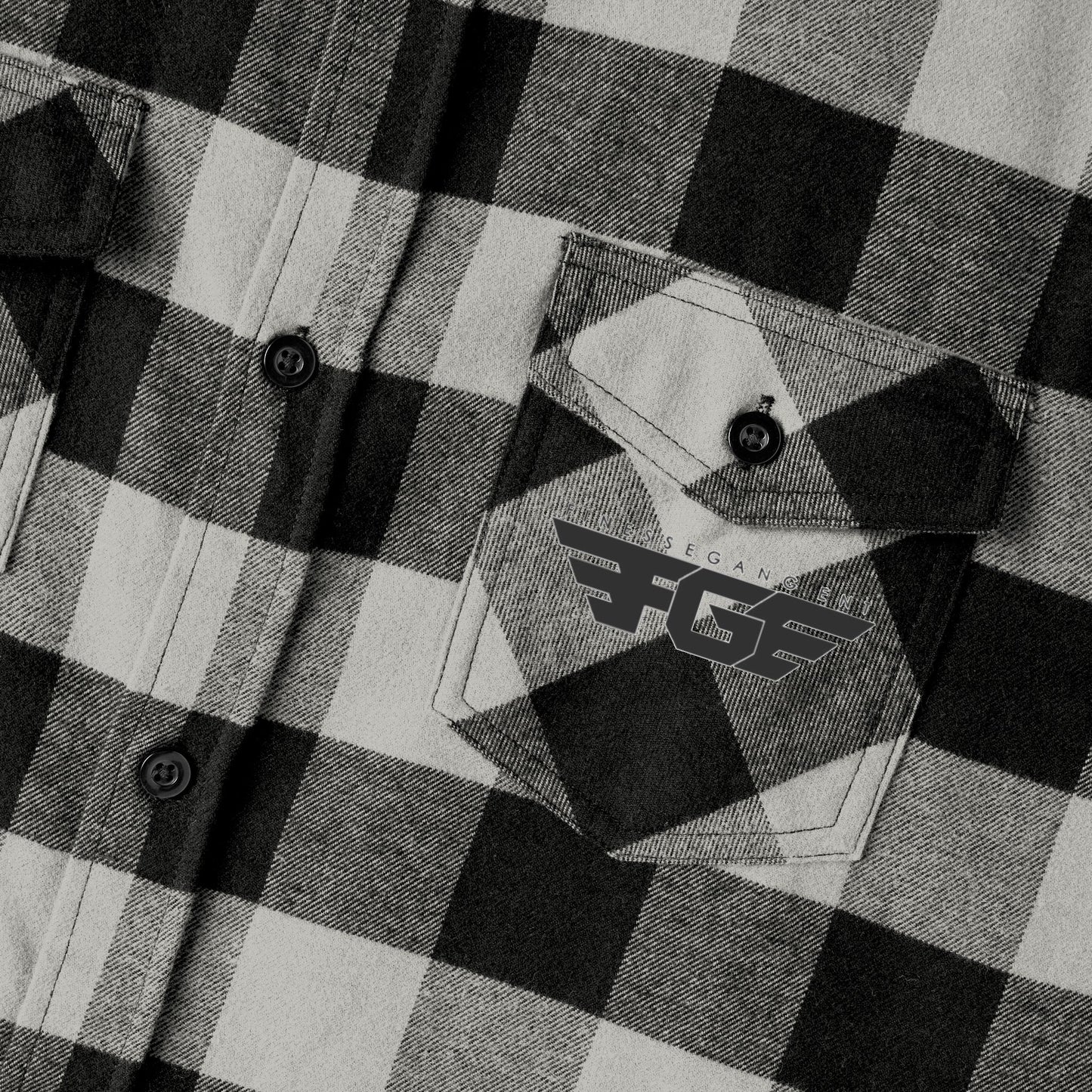 Cozy FGE Unisex Flannel Shirt for Fall Adventures, Casual Outing, Outdoor Gifting, Halloween Gatherings