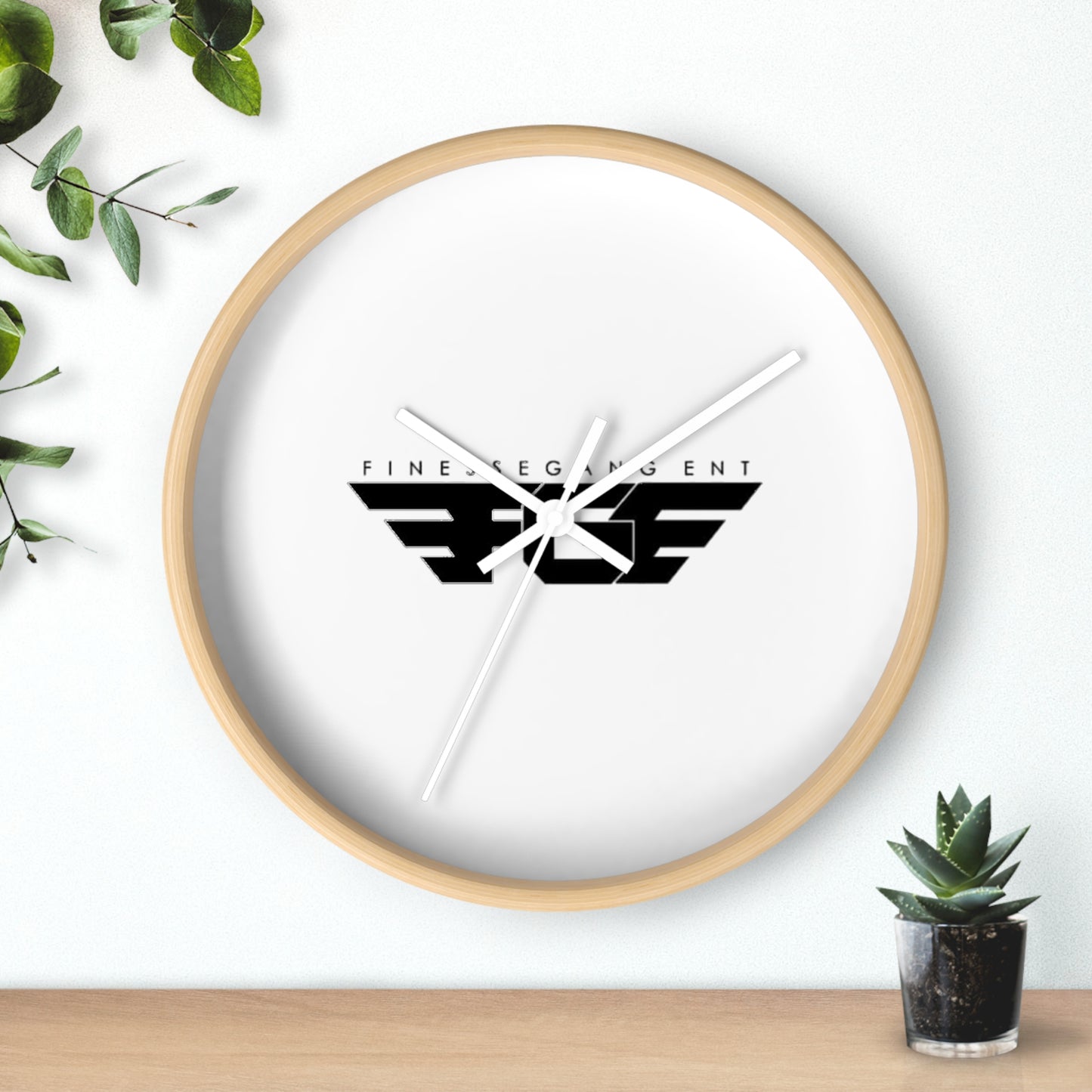 Sleek FGE Modern Wall Clock | Fine Elegant Design, Minimalist Home Decor, Office Clock, Gift for Him, Stylish Timepiece
