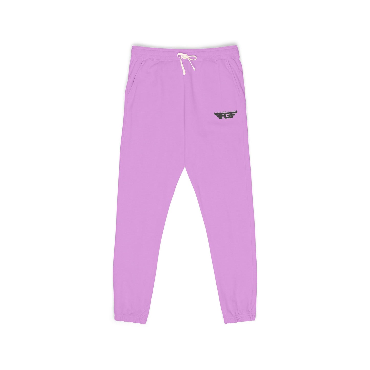 Comfy FGE Garment-Dyed Fleece Sweatpants - Unisex Loungewear, Ideal for Relaxation, Cozy Evenings, Casual Outings, Gift for Him/Her