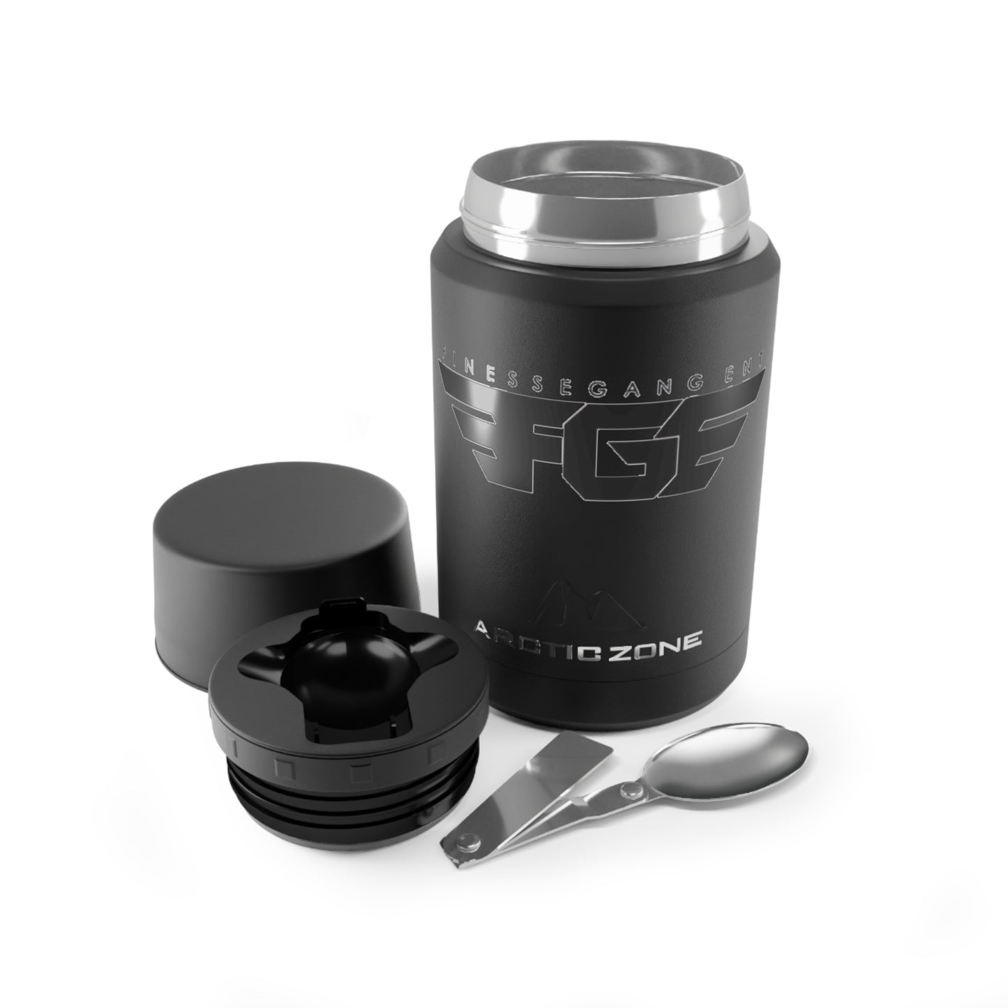 FGE Titan Copper Insulated Food Storage Container, Large Thermos for Meal Prep, Stylish Travel Food Jar, Perfect for Camping, Durable Lunch Box