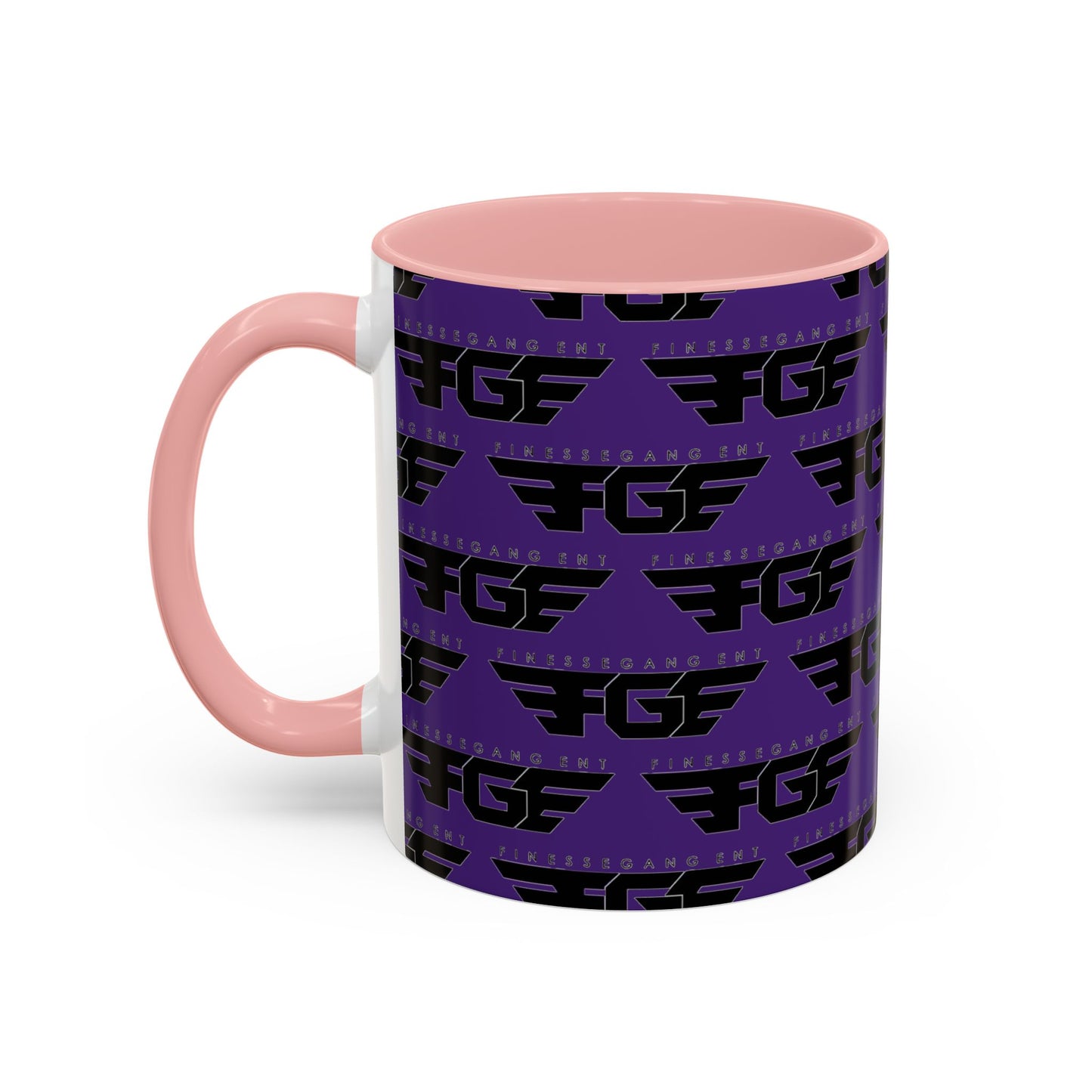 Funky Purple Accent Coffee Mug - Unique Gift for Coffee Lovers, Stylish Home Decor, Office Essential, Birthday Present, Empowering Vibes