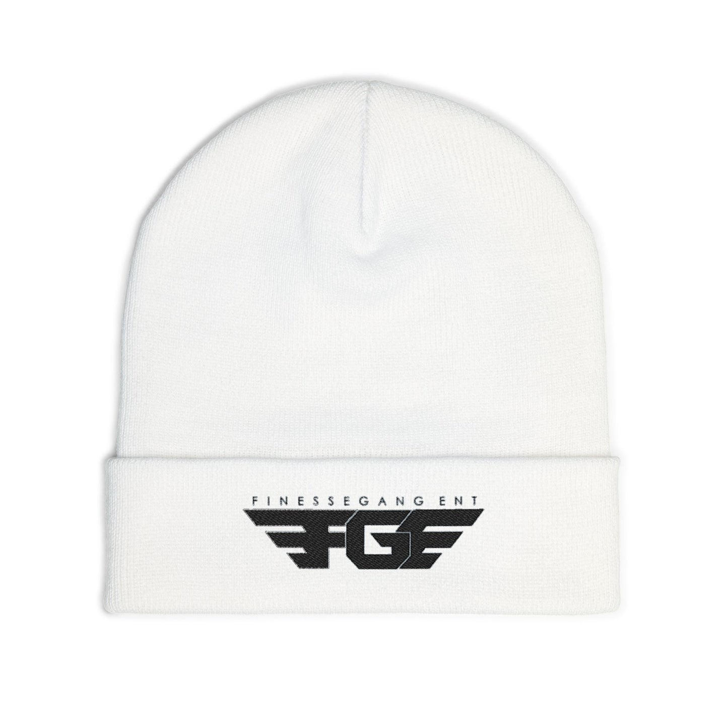 Stylish FGE Embroidered Knit Beanie for All Seasons, Cozy Winter Accessory, Perfect Gift for Him or Her, Streetwear, Fashion Beanie, Casual Hat