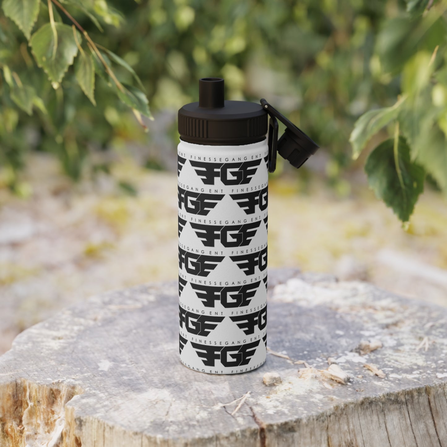 Fitness FGE Stainless Steel Water Bottle - Durable, Sleek, and Perfect for Sports, Hydration, Workout, Gym, Outdoor Activities