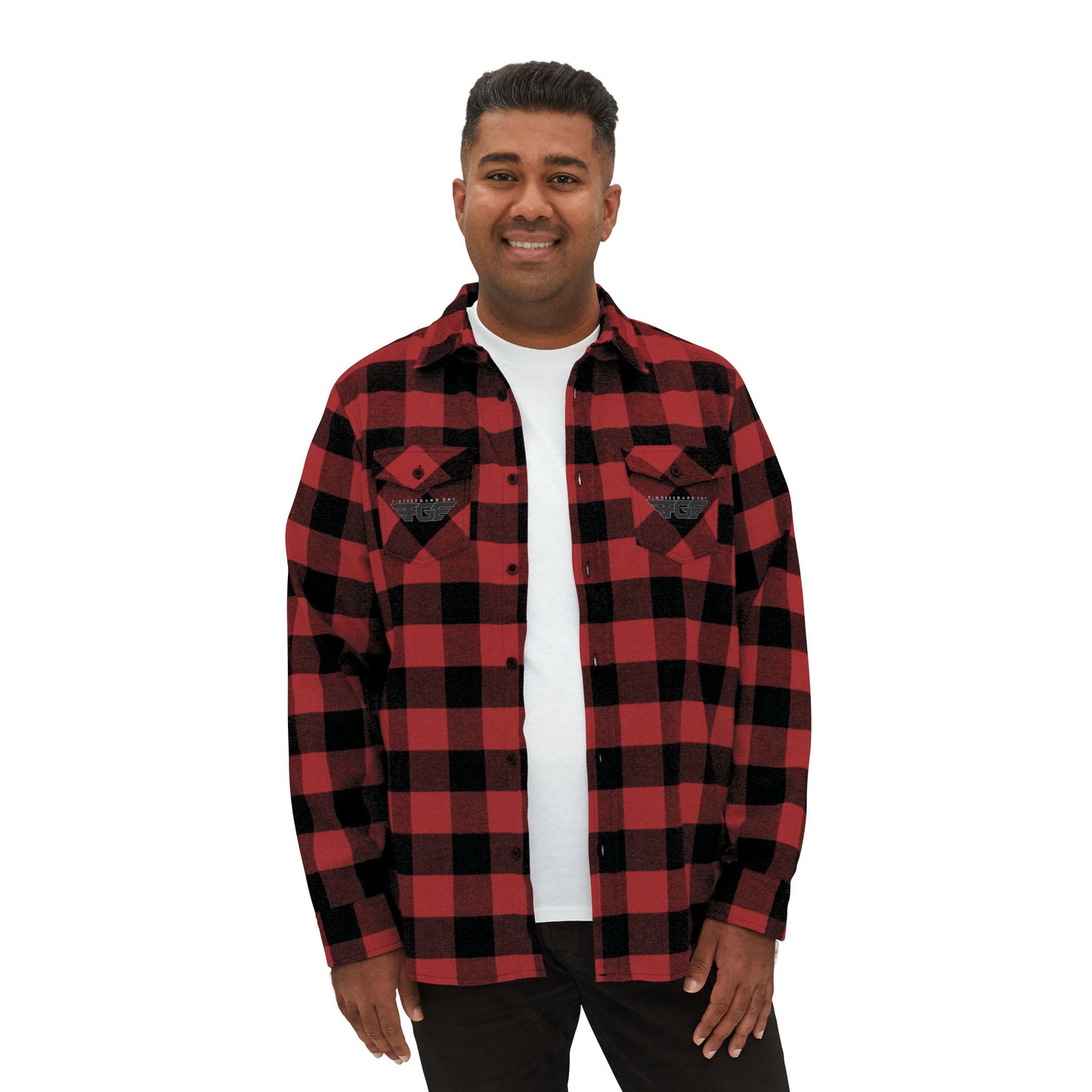 Cozy FGE Unisex Flannel Shirt for Fall Adventures, Casual Outing, Outdoor Gifting, Halloween Gatherings
