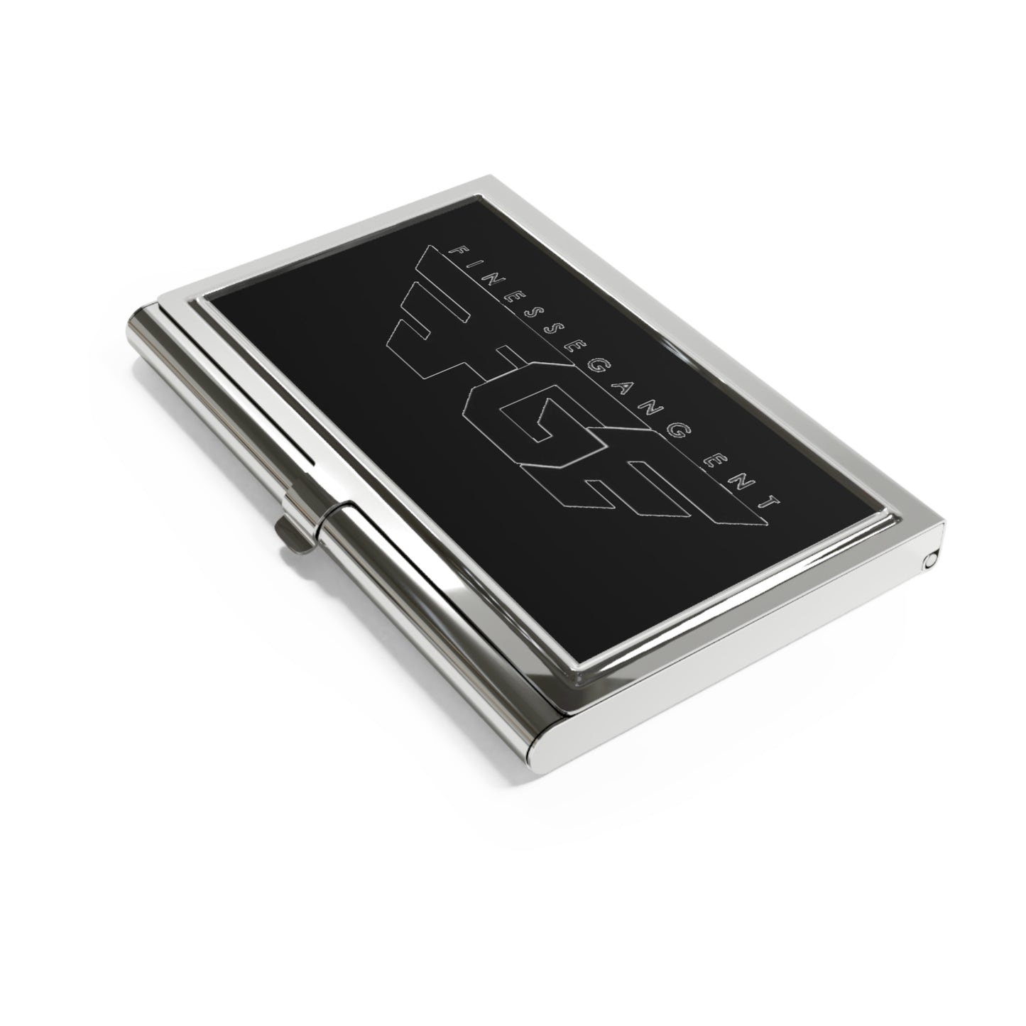 Sleek FGE Business Card Holder, Modern Professional Accessory, Gift for Entrepreneurs, Networking Essential, Office Desk Organization