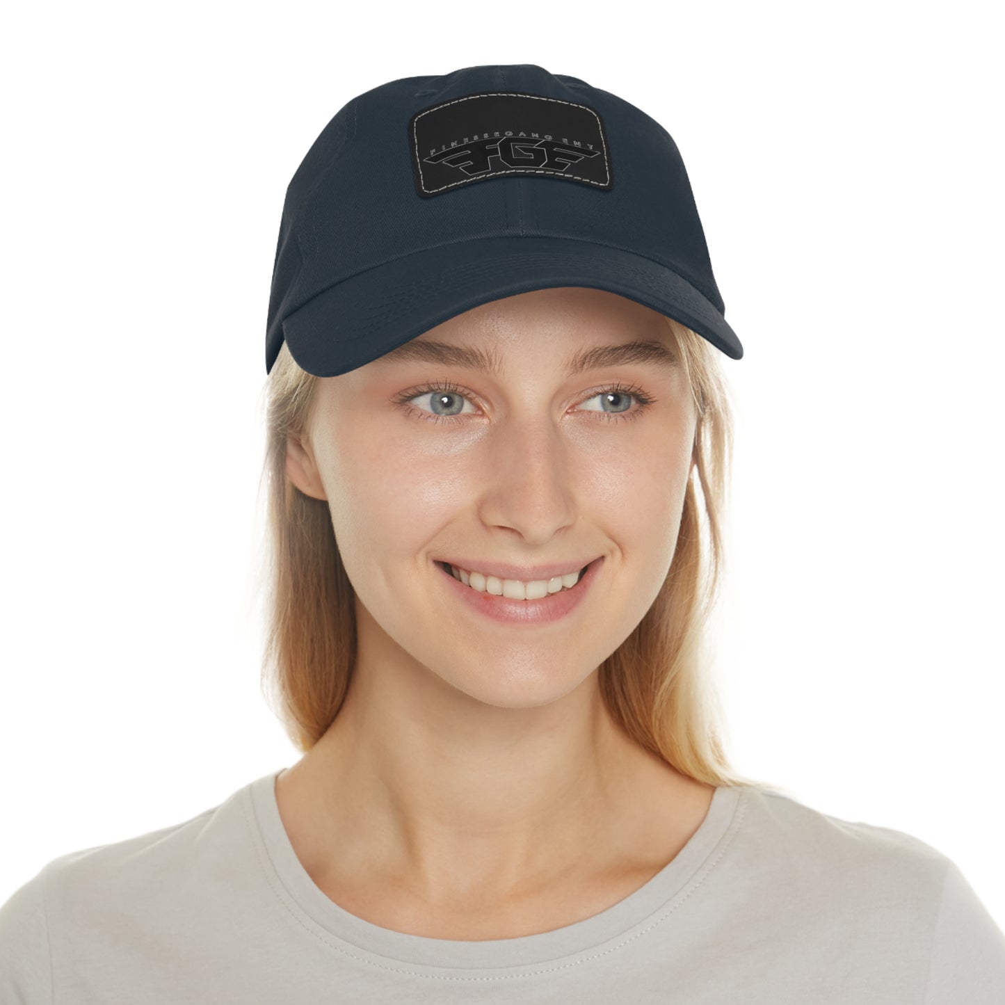 FGE Custom Leather Patch Dad Hat, Casual Cap, Stylish Dad Hat, Outdoor Hat, Perfect Gift for Dads, Father's Day Gift, Adjustable Cap