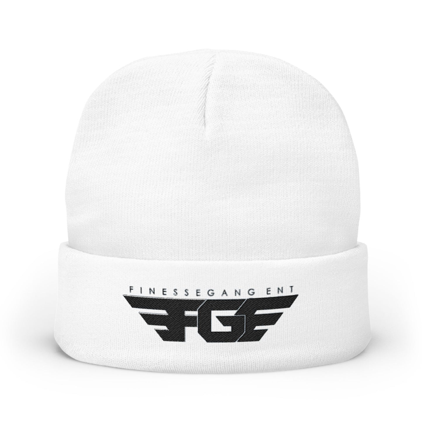 Stylish FGE Embroidered Knit Beanie for All Seasons, Cozy Winter Accessory, Perfect Gift for Him or Her, Streetwear, Fashion Beanie, Casual Hat