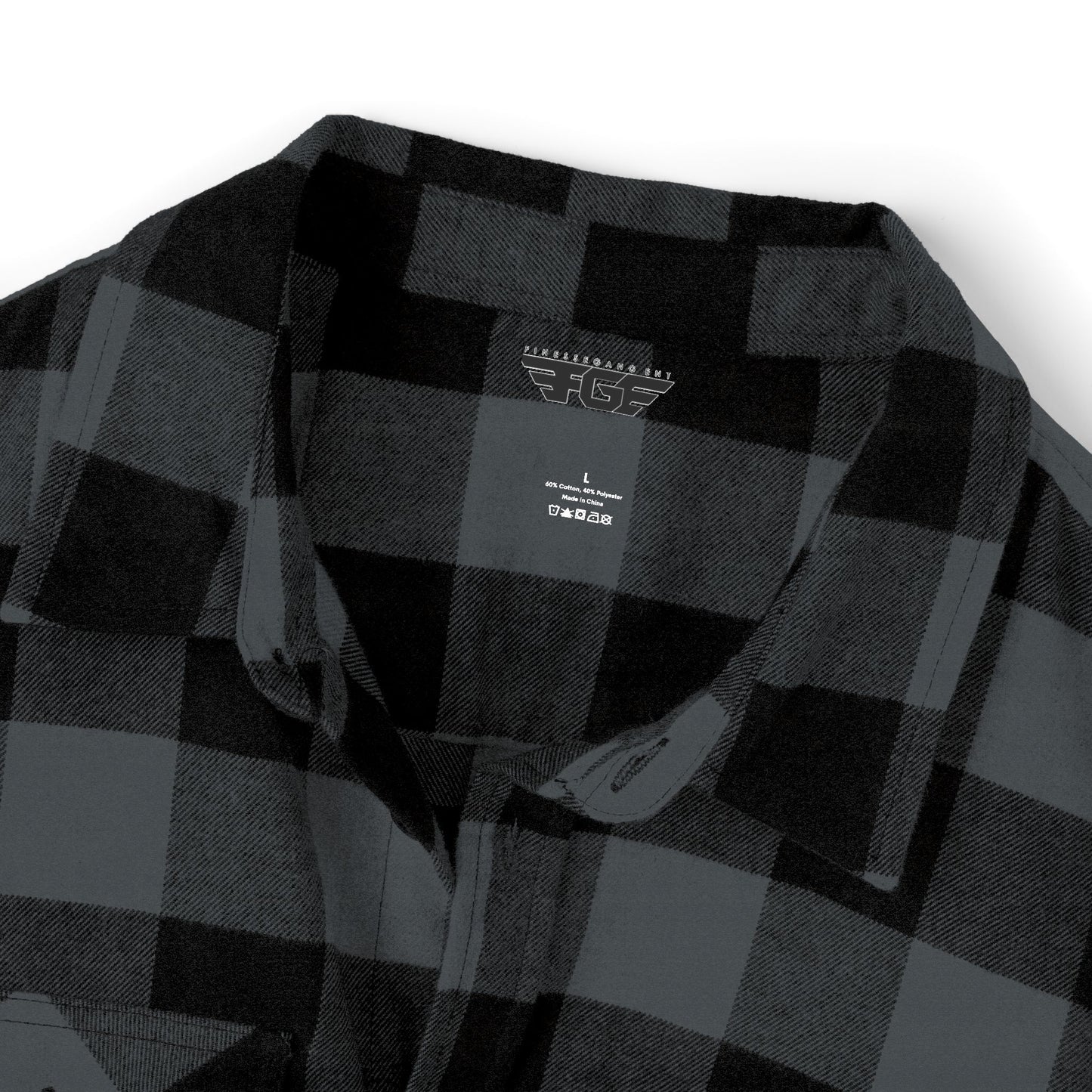 Cozy FGE Unisex Flannel Shirt for Fall Adventures, Casual Outing, Outdoor Gifting, Halloween Gatherings